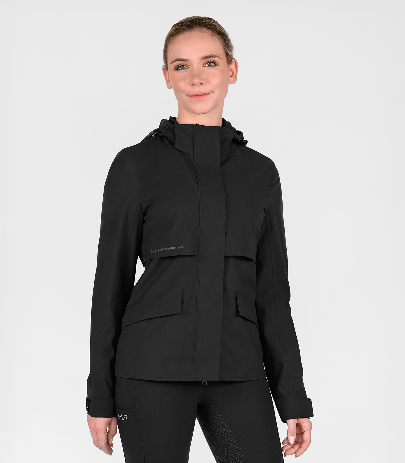 Chubasquero de alto rendimiento negro