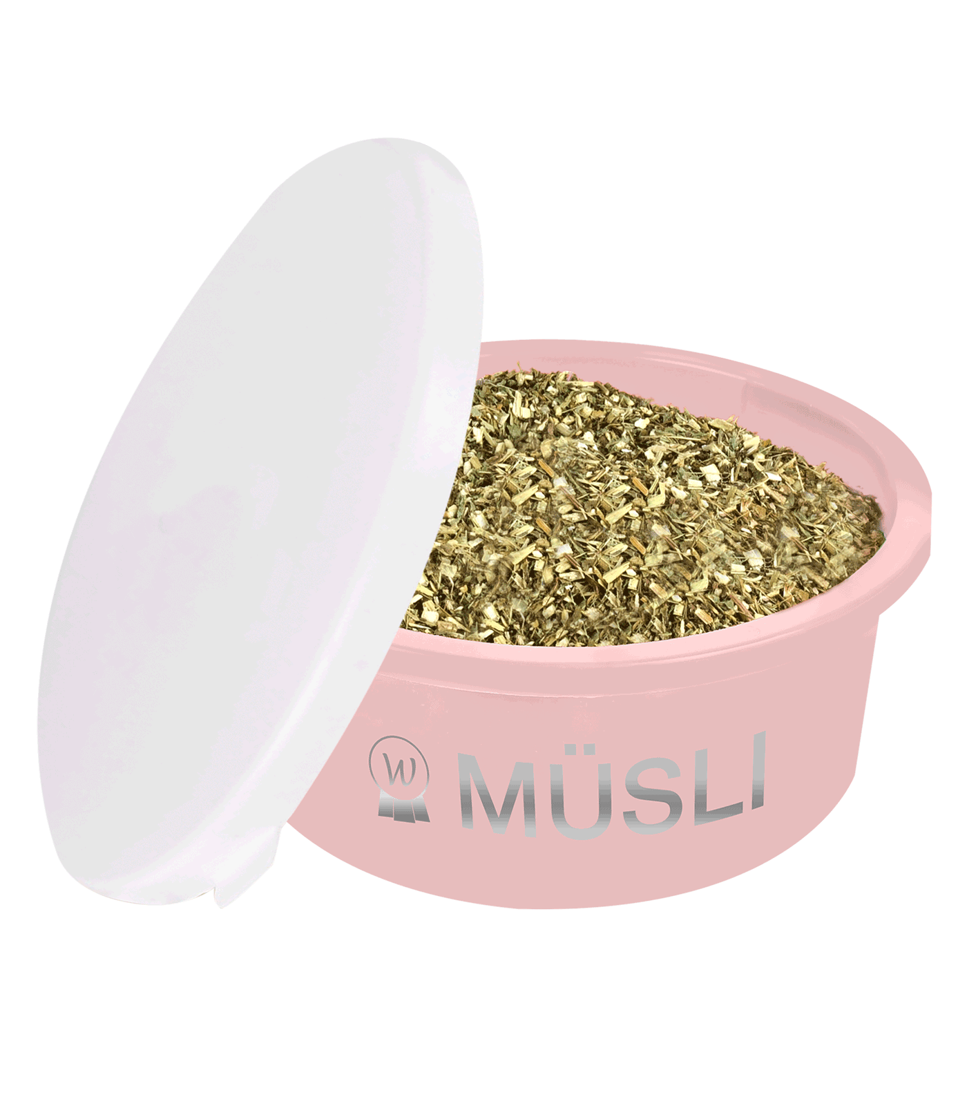 Bol à muesli avec couvercle linnea pink