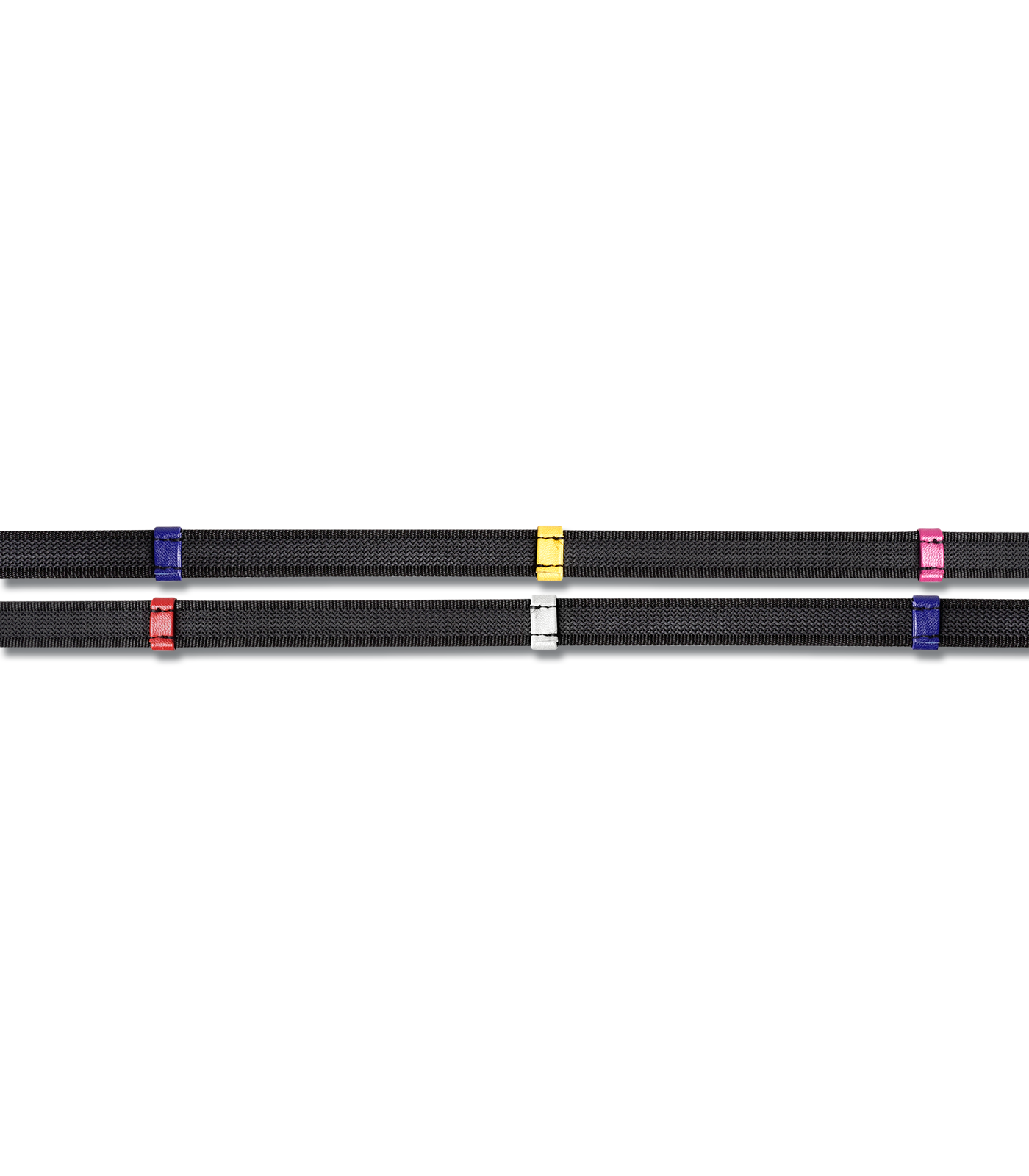 Waldhausen X-Line Rênes anti-slip avec arrêtoirs de couleur noir