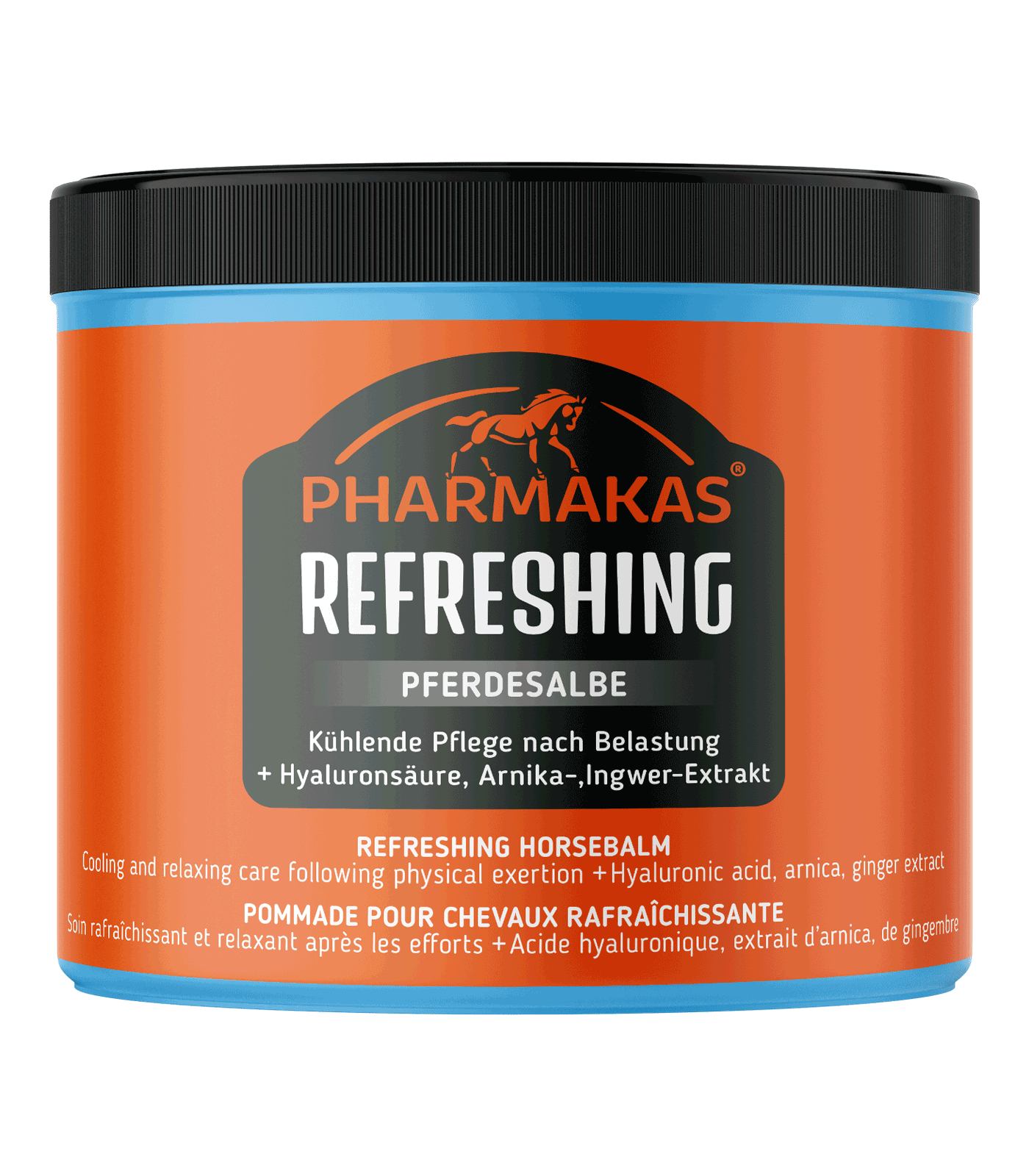 Pomada para caballos Pharmakas® Refreshing, 500 ml