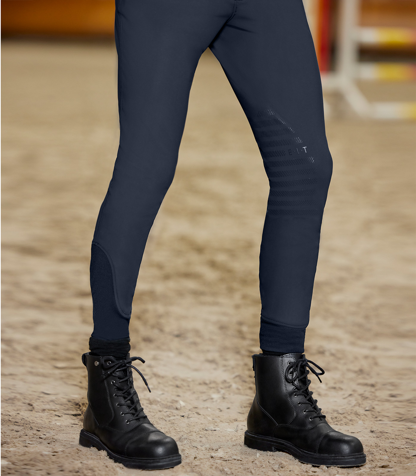 Pantaloni da equitazione Mailo con inserti in silicone sul ginocchio, da uomo