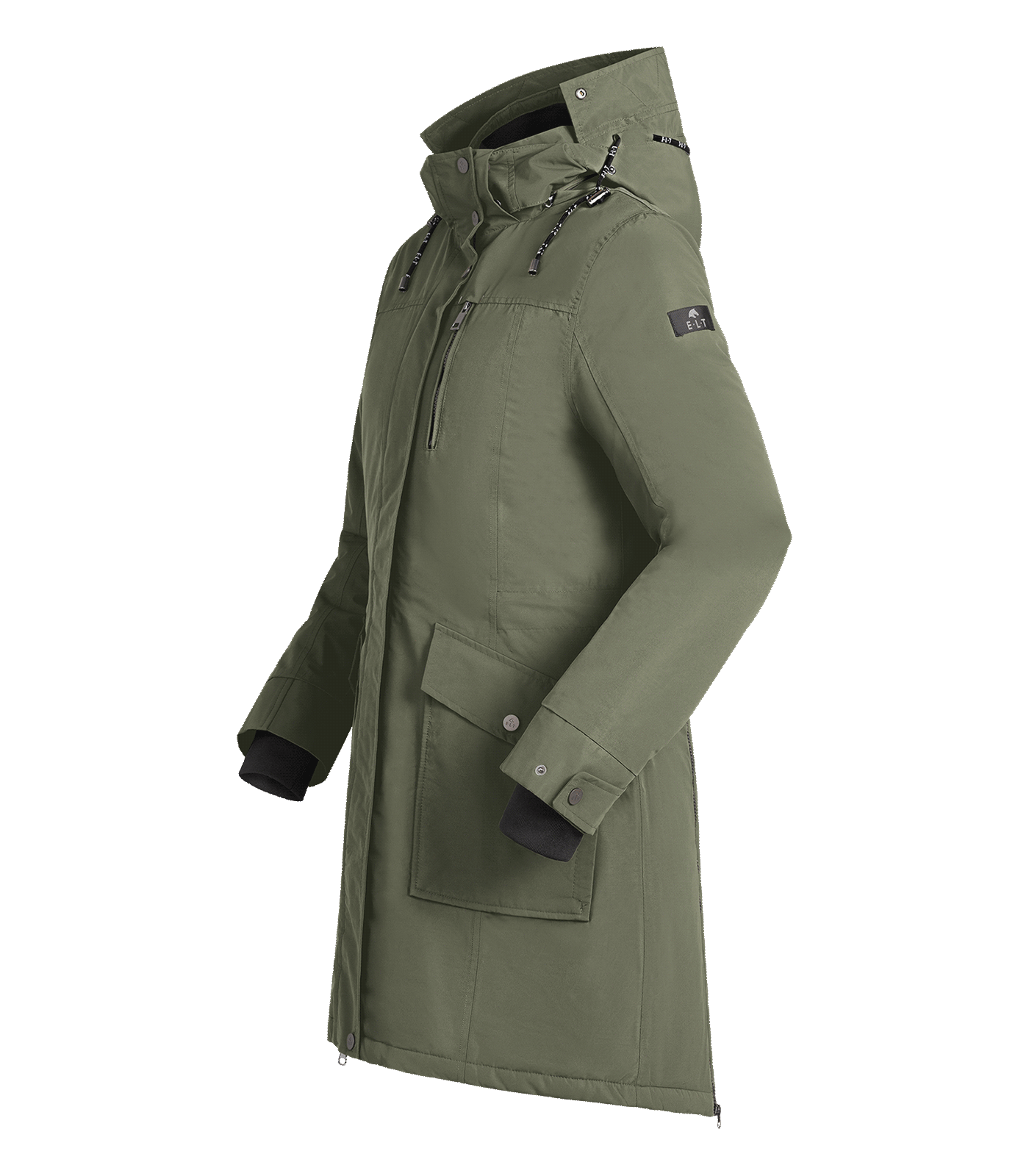 Parka d’équitation pour l’hiver Kopenhagen olive