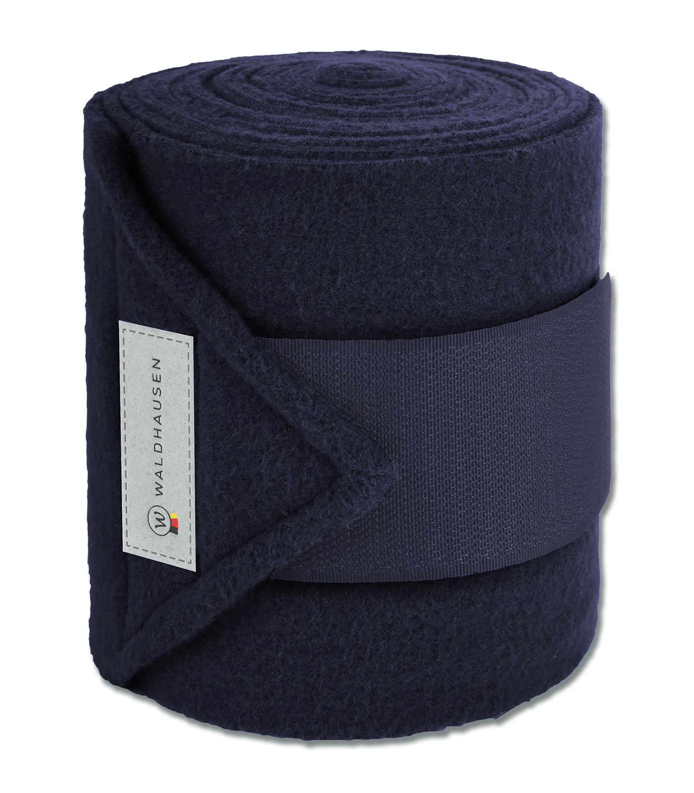 Bandages en polaire Basic, lot de 4 bleu nocturne