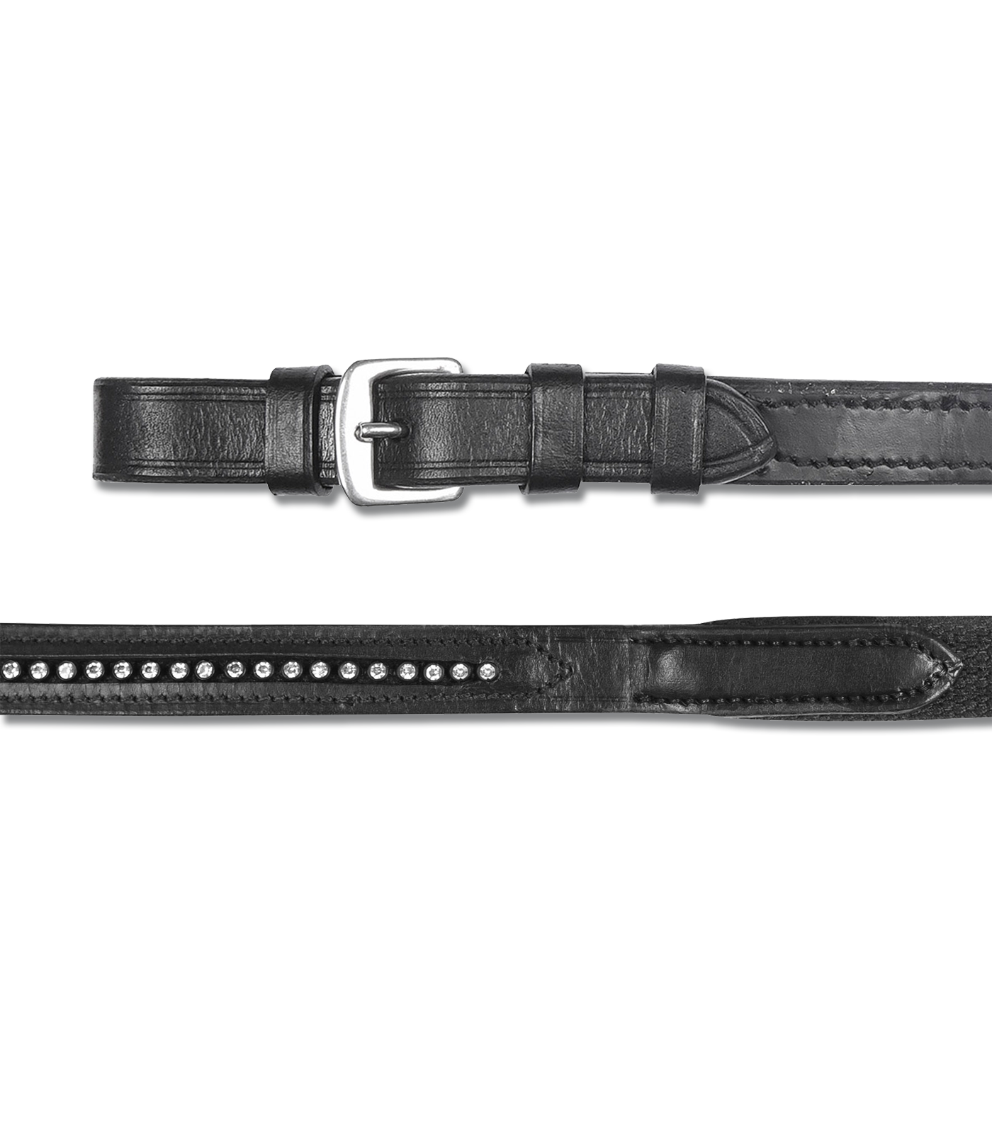 STAR web reins Diamond black/white