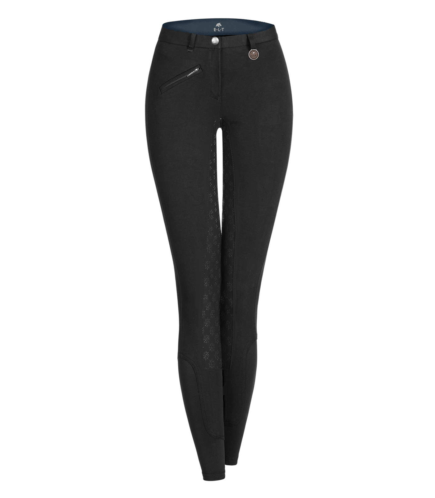 Thermo-Reithose Fun Sport Silikon schwarz