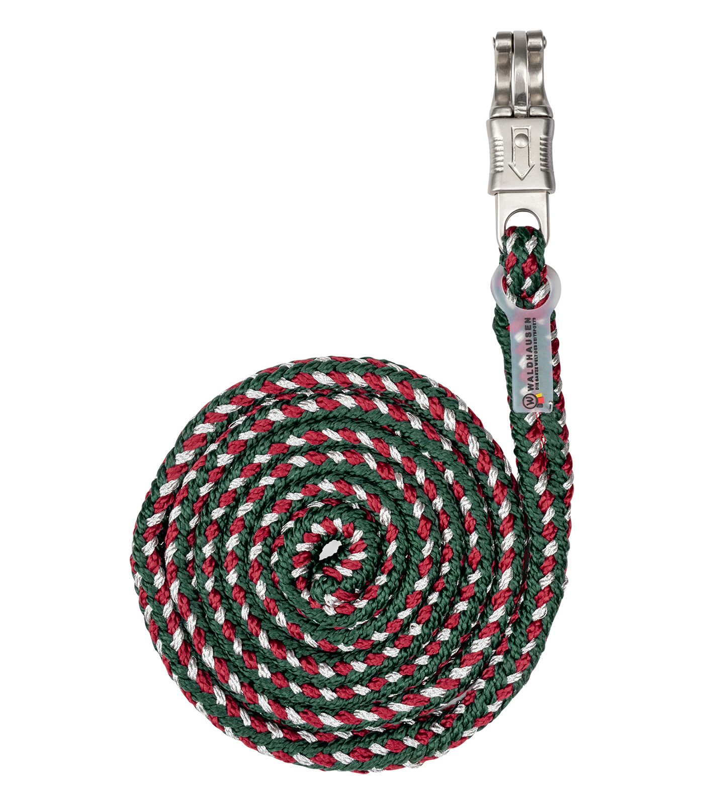 Ramal de descanso Plus - Mosquetón antipánico rojo cereza/verde/plata