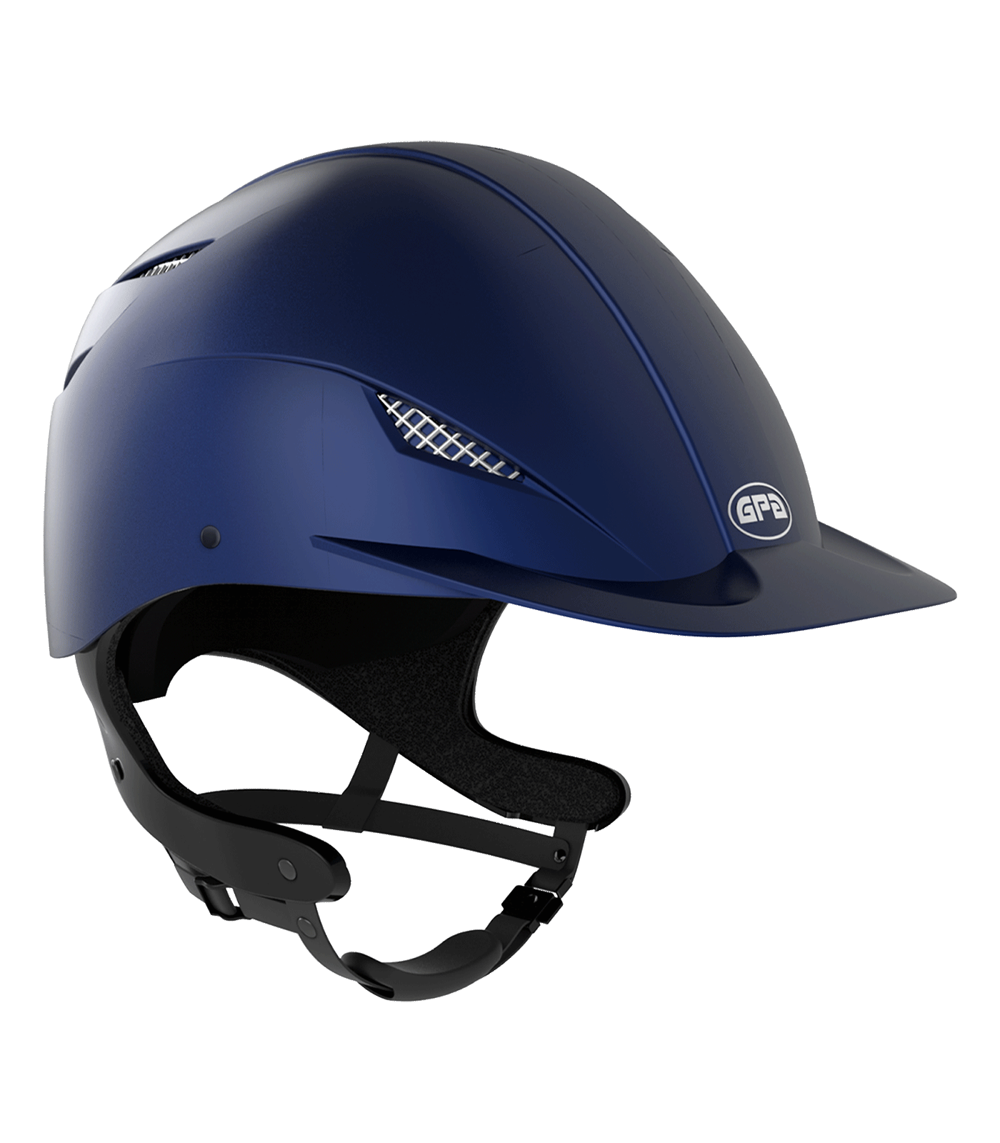 GPA Casco de equitación EASY SPEED AIR TLS azul oscuro mate