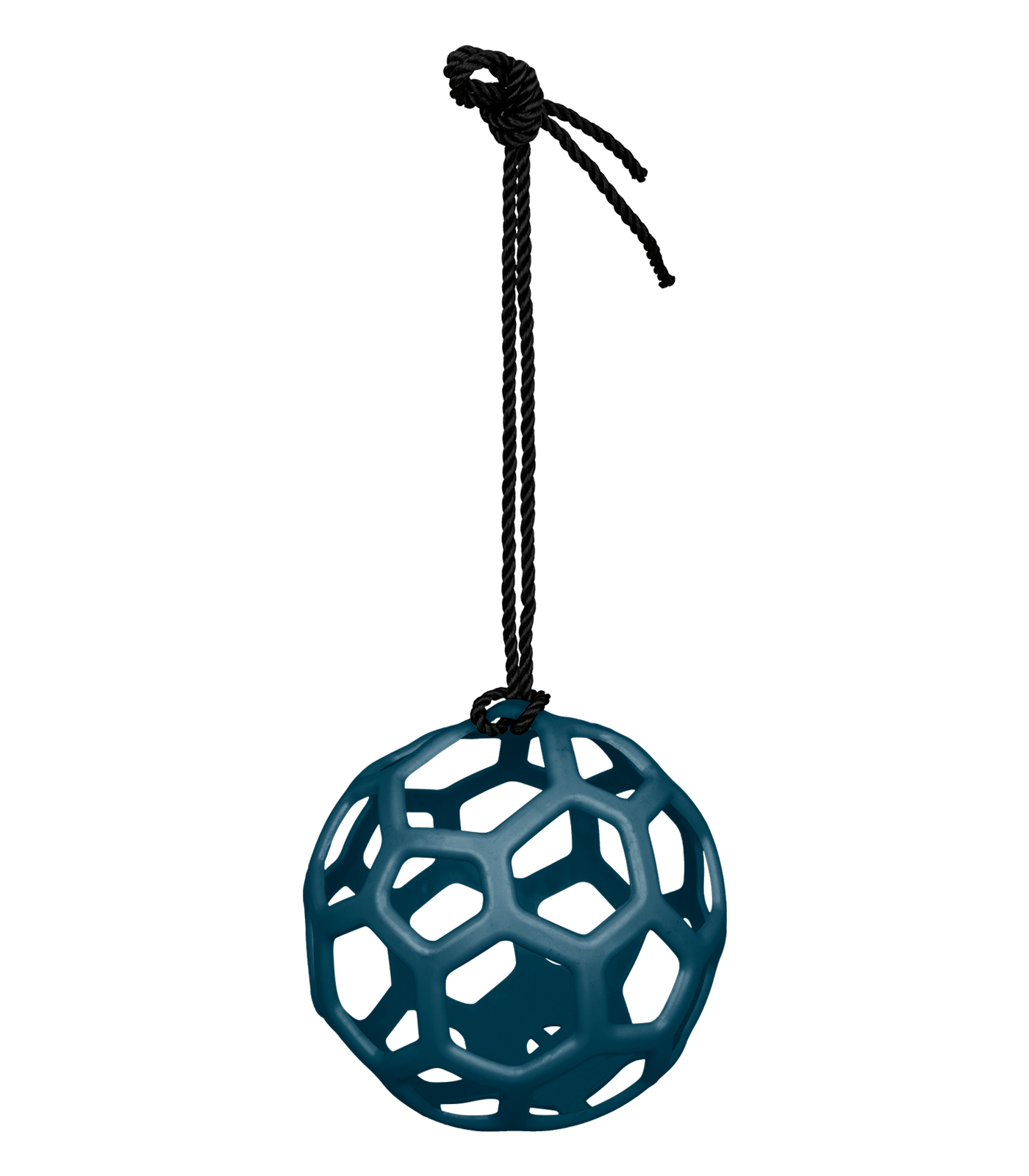 Bola de heno azul petróleo