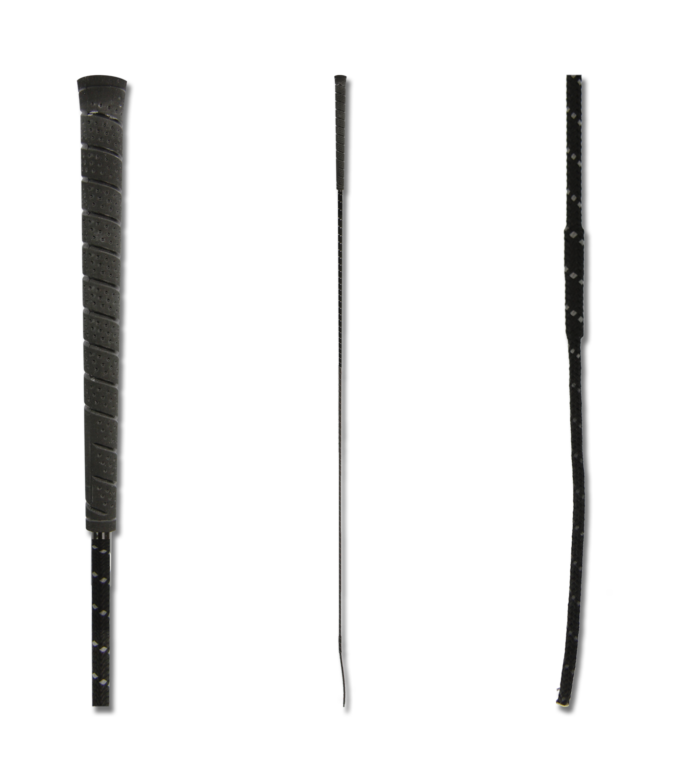 Dressage Whip black/silver