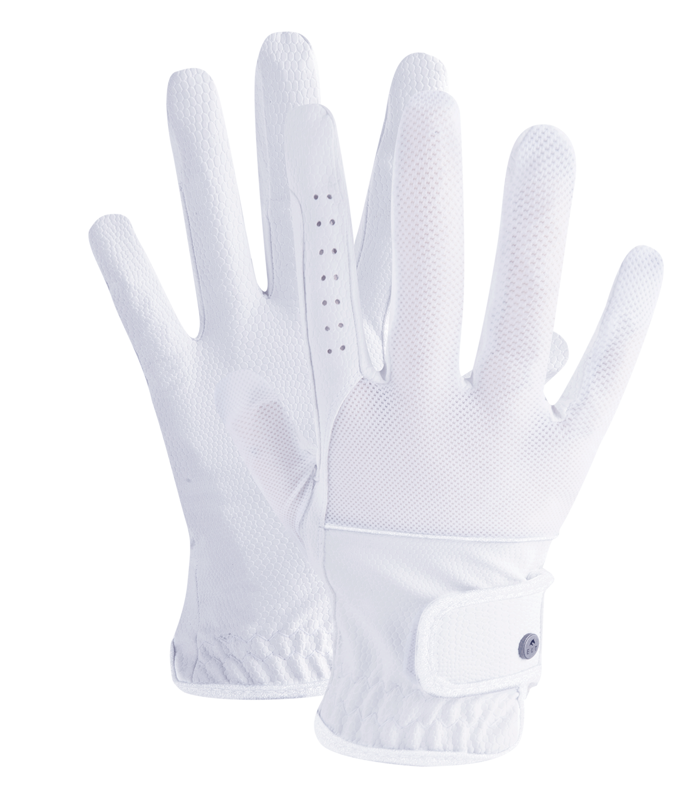 Guantes de equitación Estelle blanco