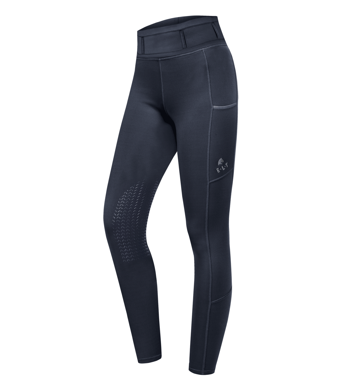 Ella Silicone Knee Riding Leggings night blue