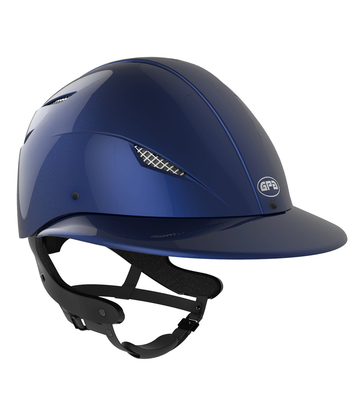 Casco da equitazione GPA EASY First Lady TLS blu scuro lucido