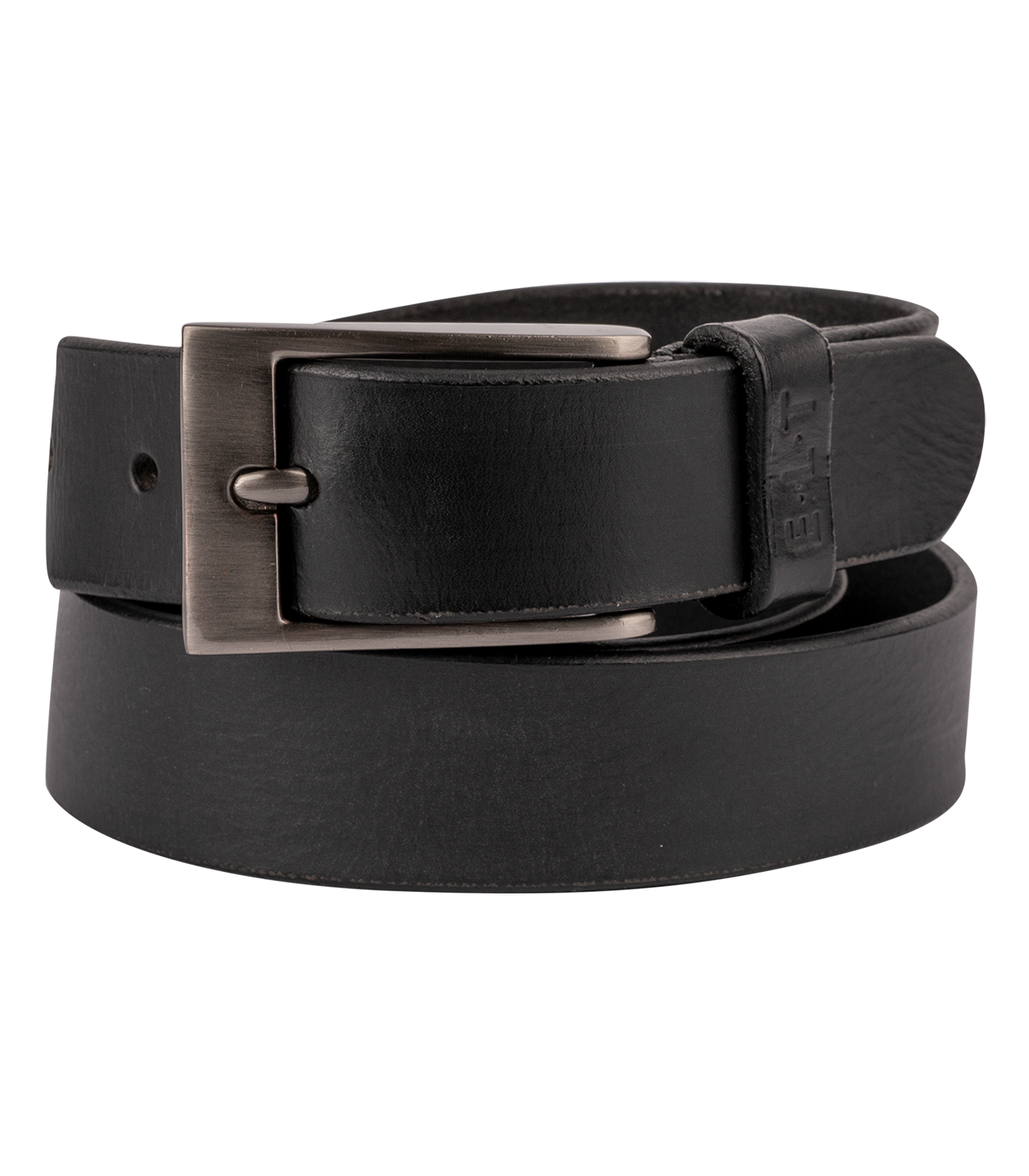 Ceinture en cuir Massimo, pour hommes noir