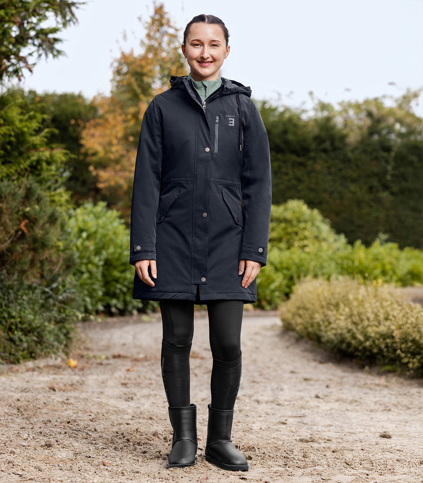 Parka technique d’équitation Ava, collection jeunes