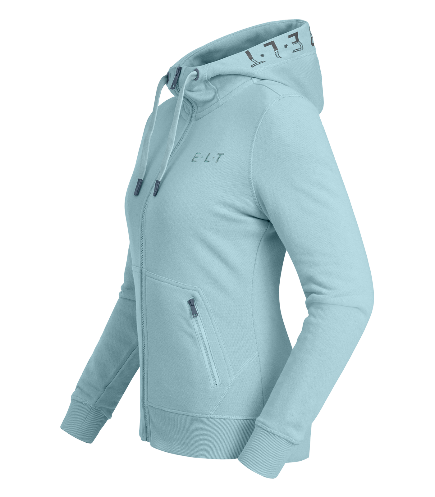 Hoody-Jacke Nottingham aquamarin