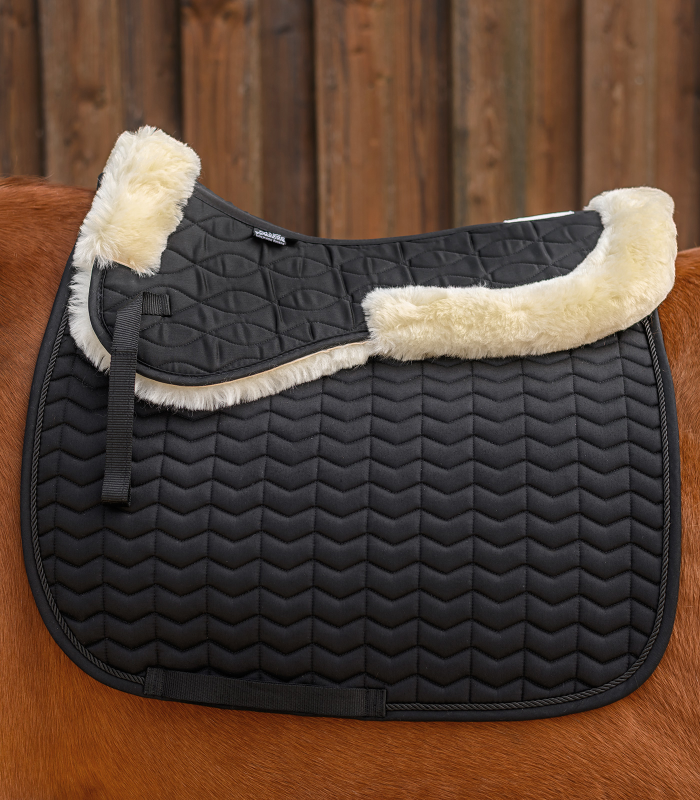 Coussin de selle en peau d’agneau