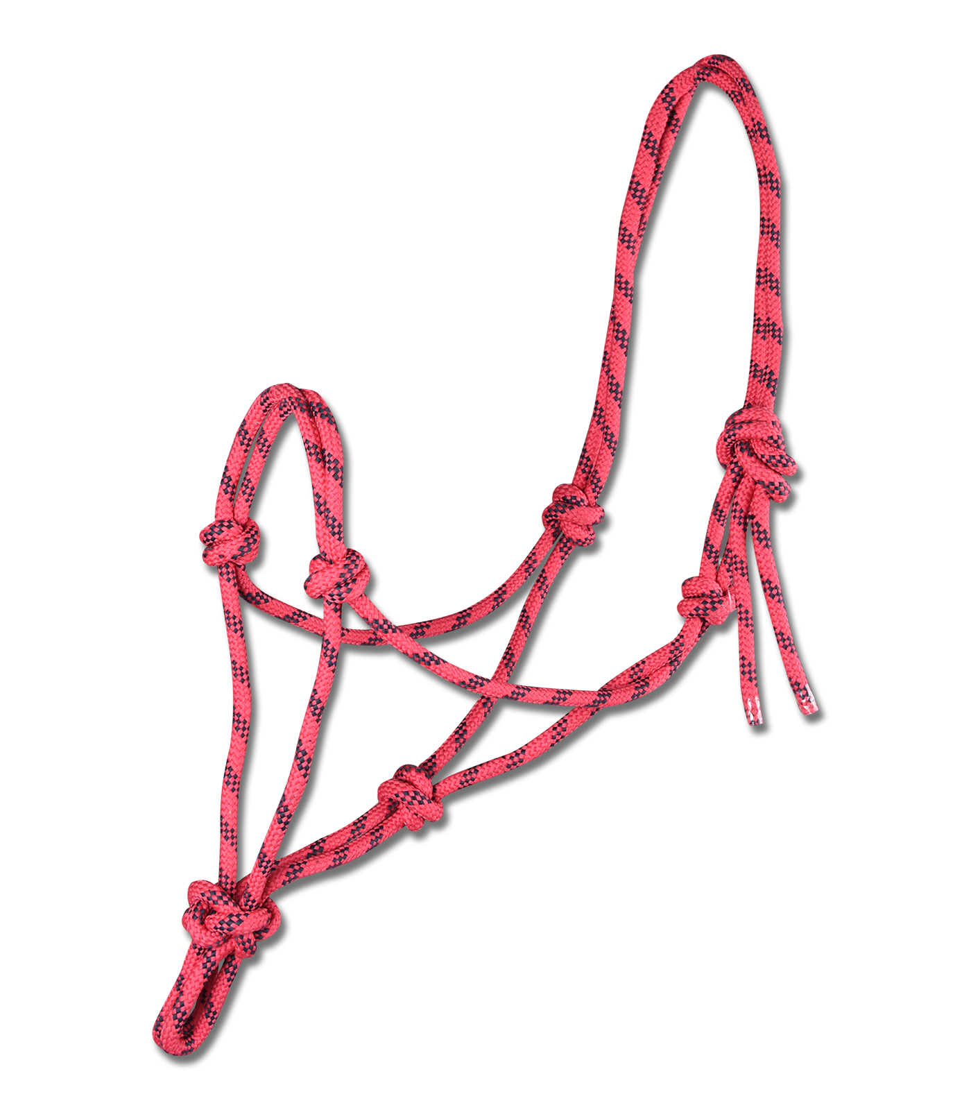 Knotted Halter pink/nightblue