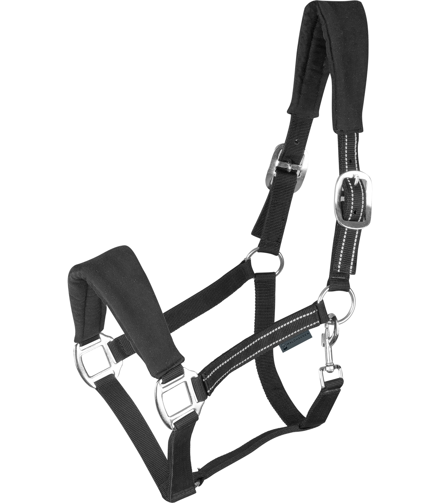Halfter Alcantara schwarz