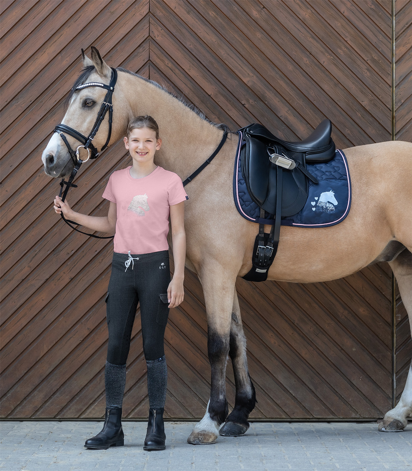 Lucky Heart - Glitter Saddle Pad