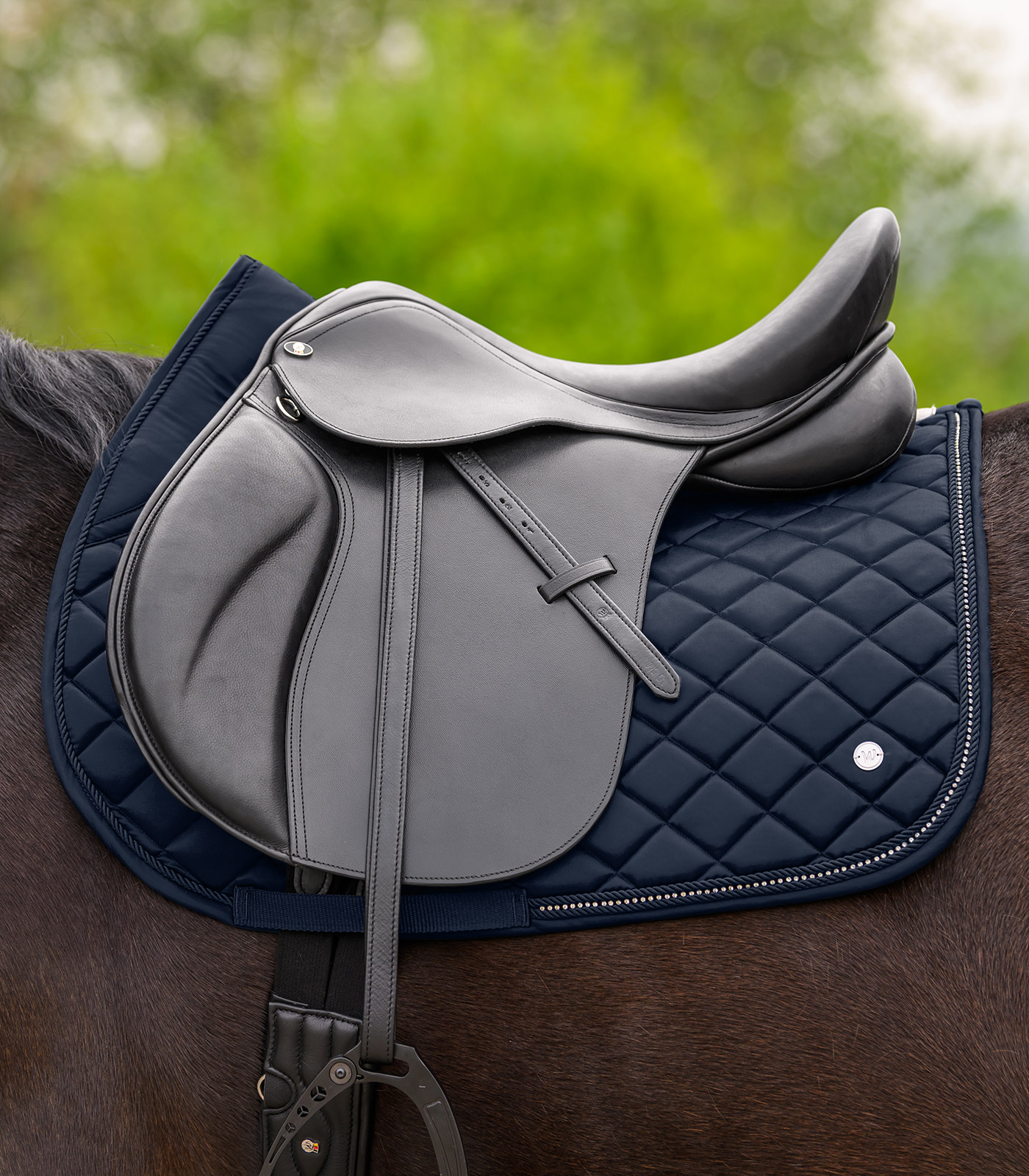 Nepal saddle cloth night blue