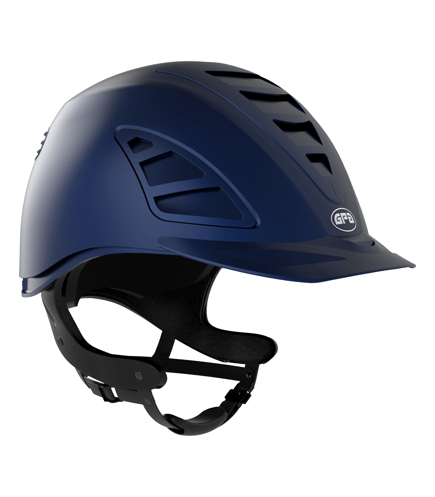 Casco da equitazione GPA 4S SPEED AIR TLS blu scuro opaco