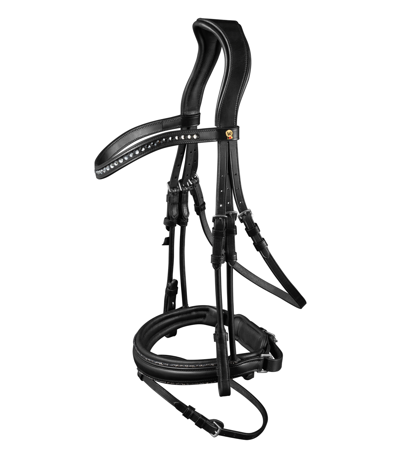 Waldhausen S-Line Snaffle Bridle Glamour black