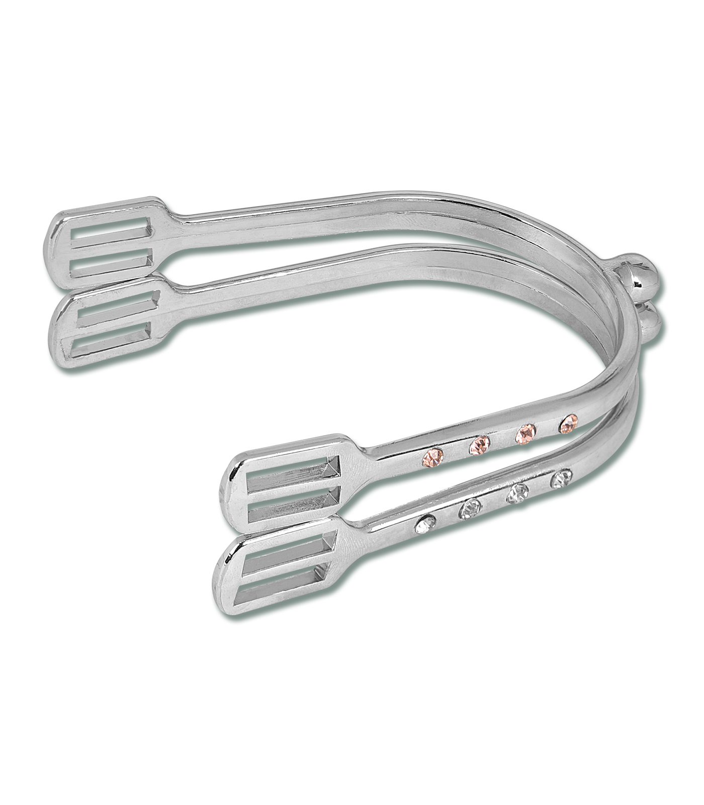 Set di speroni Crystal, per donna bianco