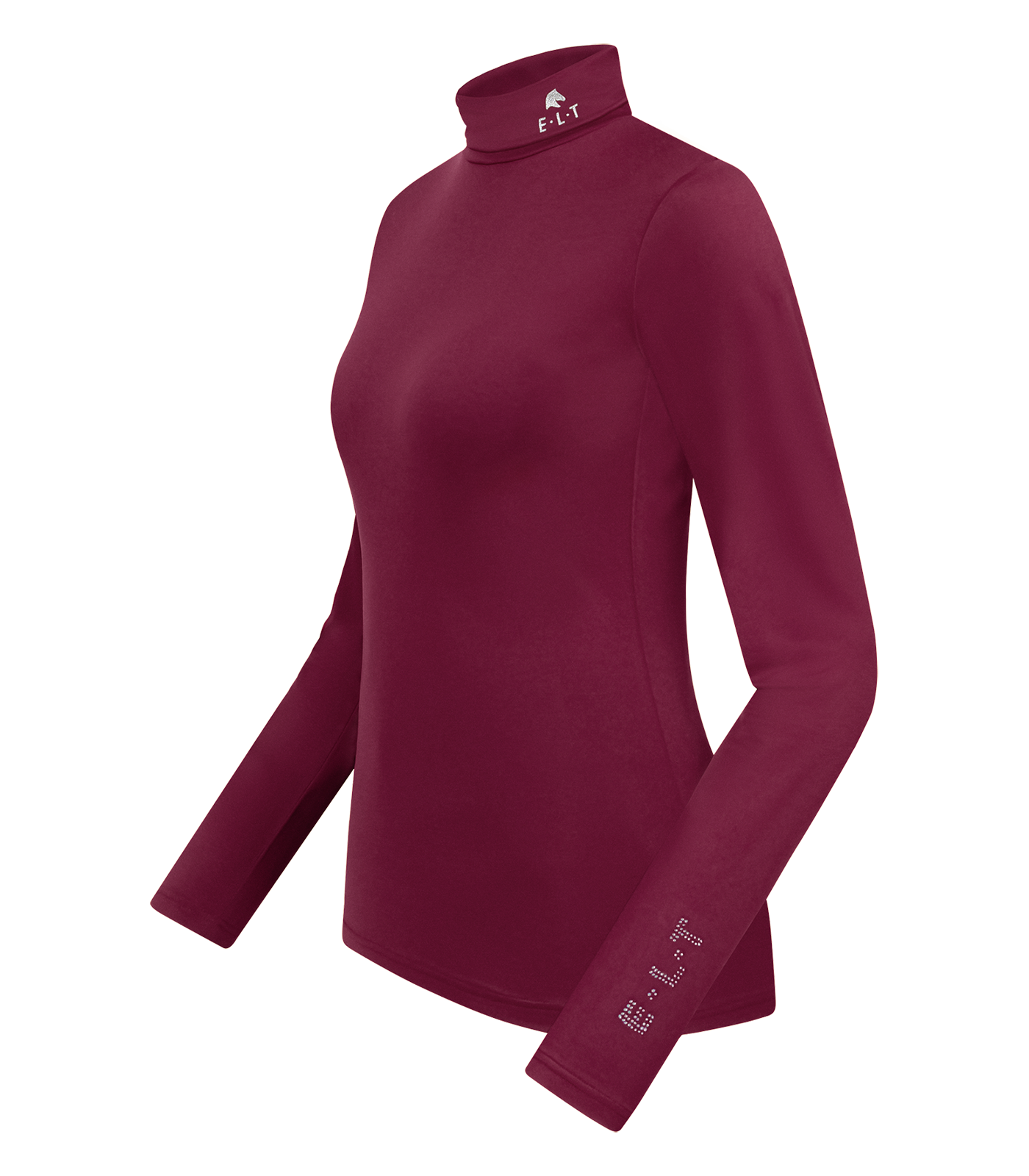 Madison Roll Neck burgundyred