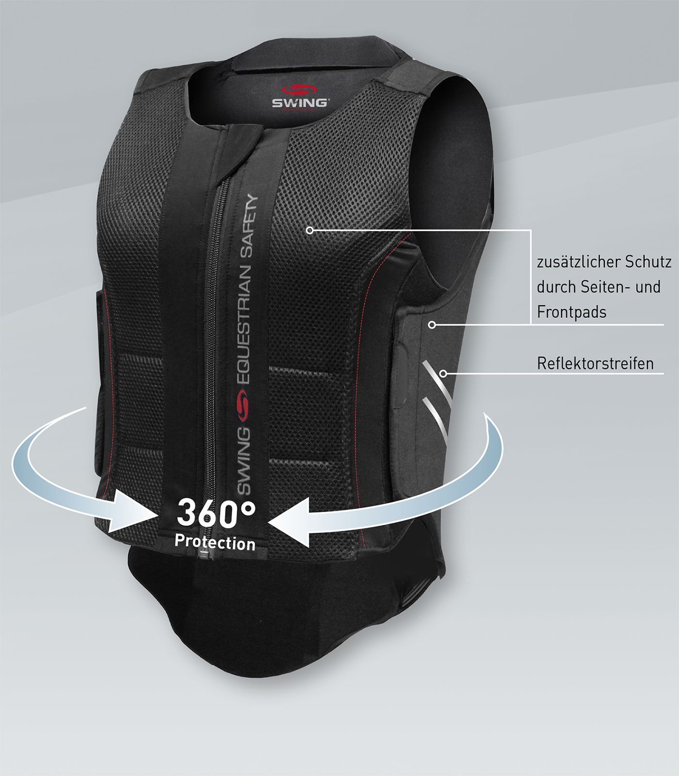 SWING P07 Back Protector, flexible, adults