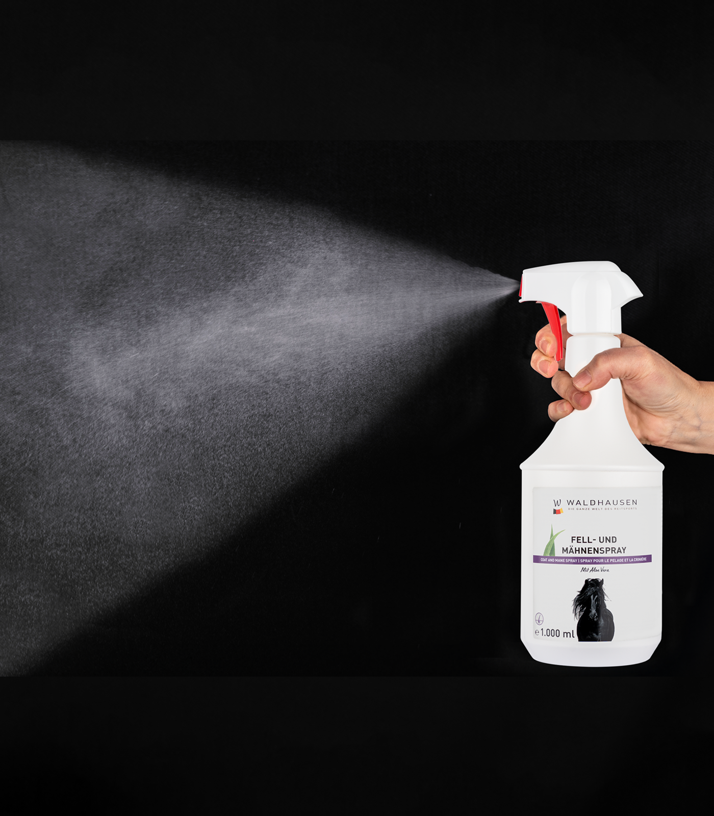 Fell - und Mähnenspray mit Aloe Vera, 1000 ml