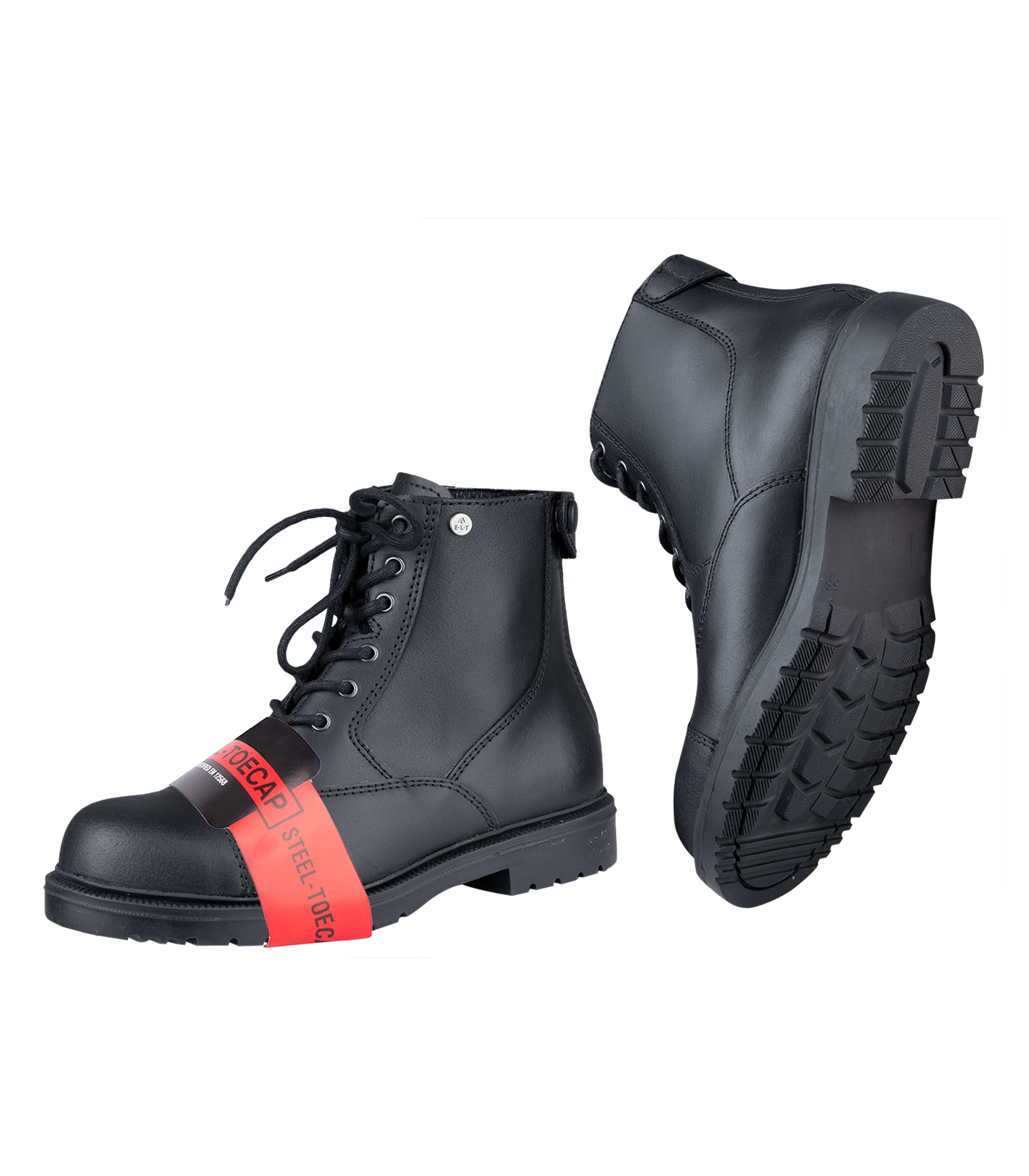 Stivaletto stringato Secura nero