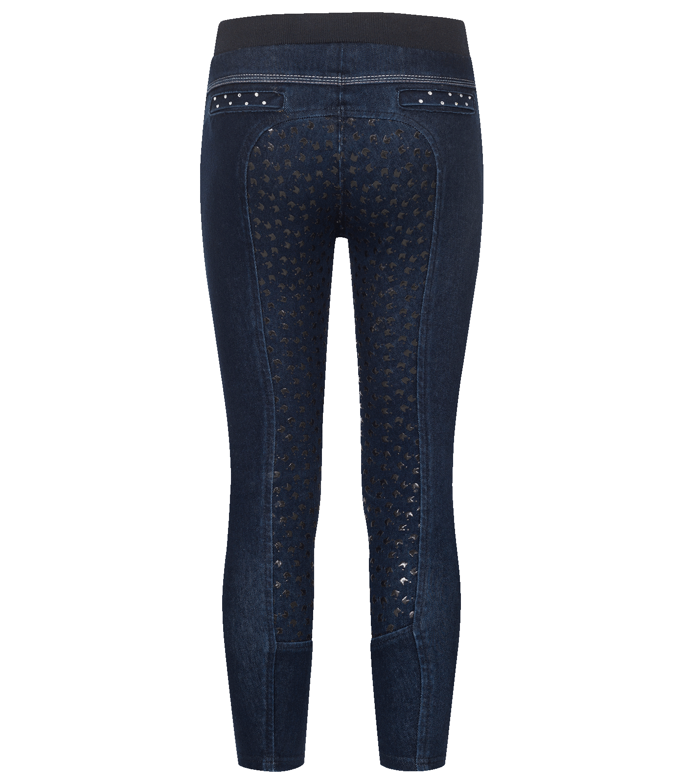 Leggings effetto jeans da equitazione Lucky Lia, bambina