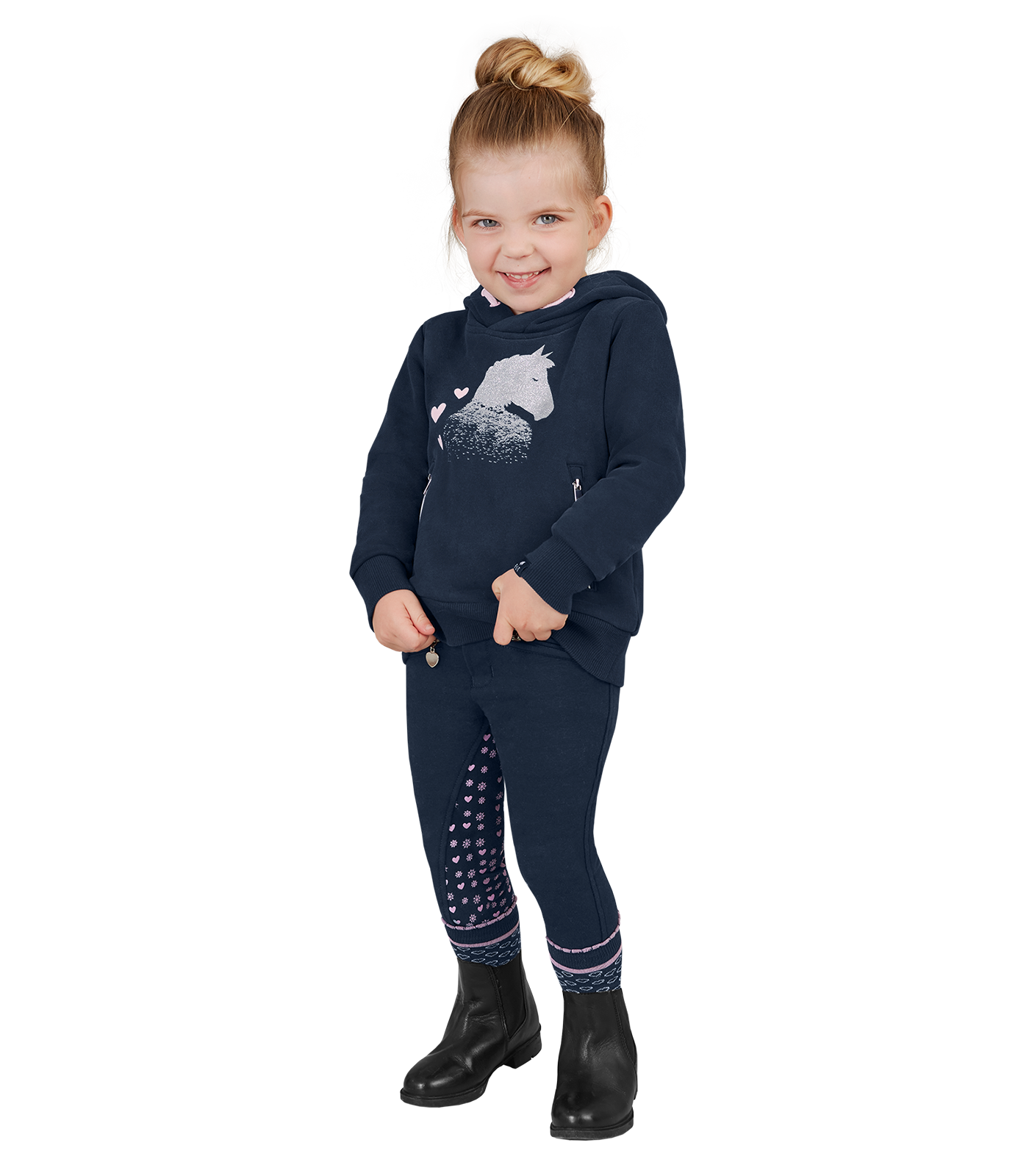 Chaussettes d’équitation Lucky Heart, pour enfants