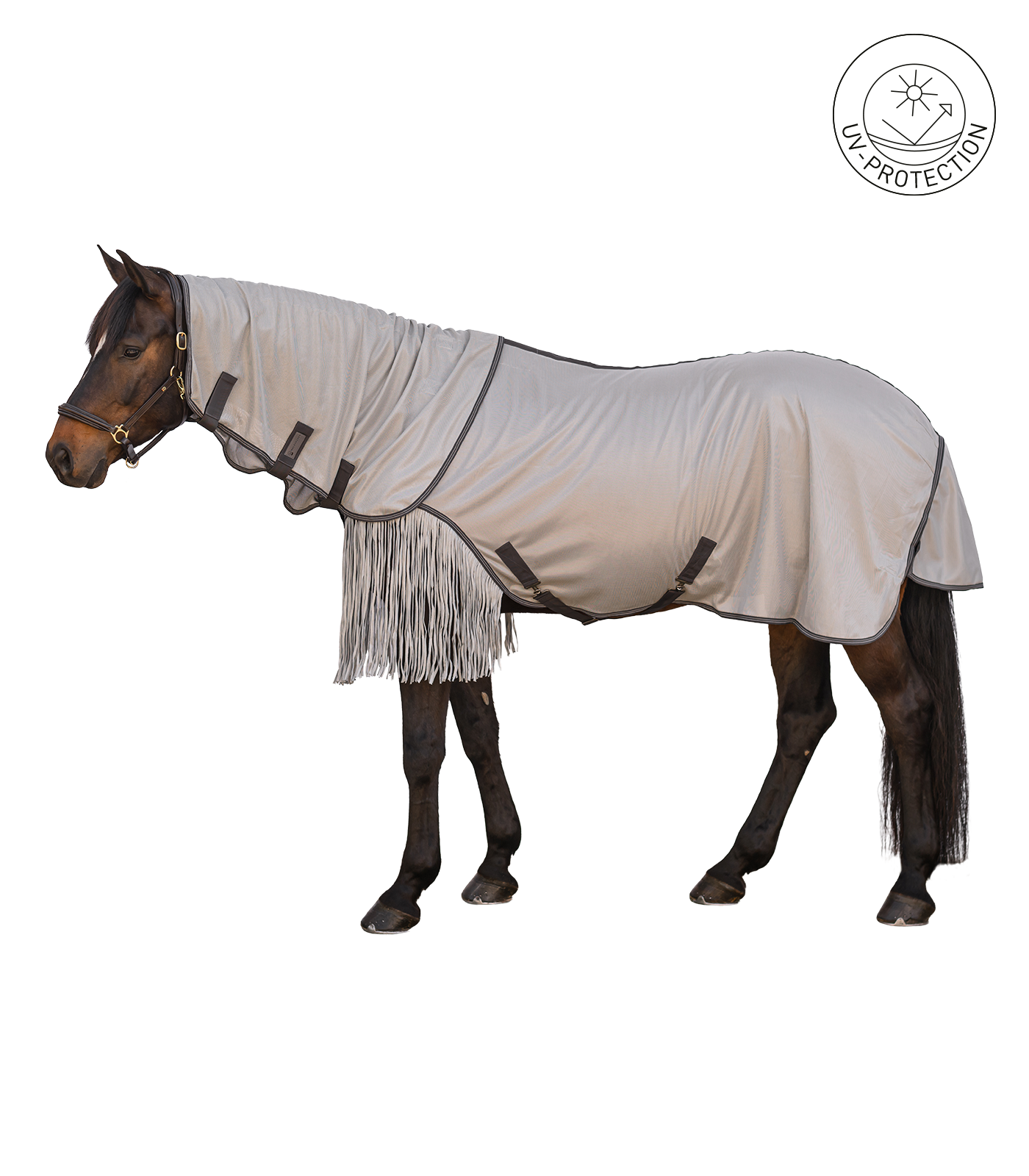 PROTECT fly neck cover silver grey