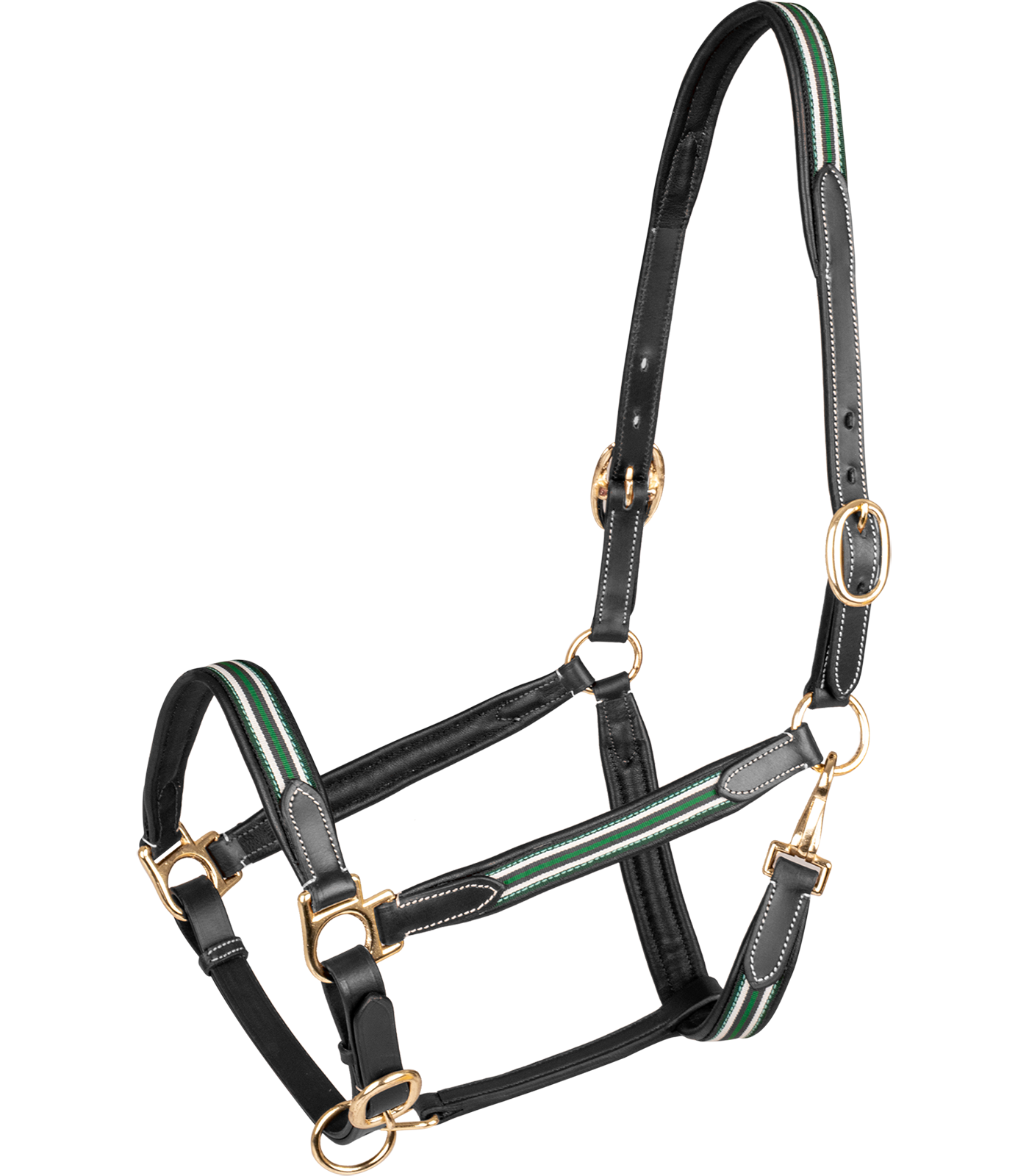 Waldhausen X-Line Lederhalfter Oxford, schwarz grün
