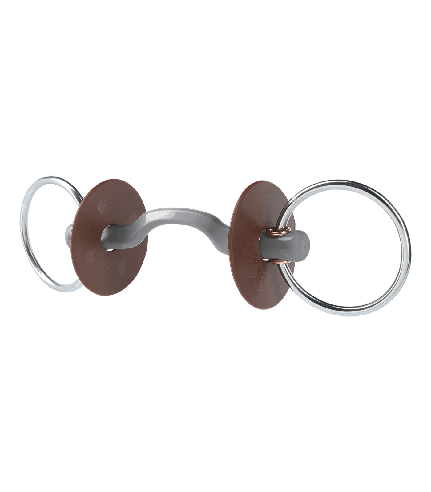 Tenké stihlové udidlo Beris Konnex, kroužky 7,5 cm