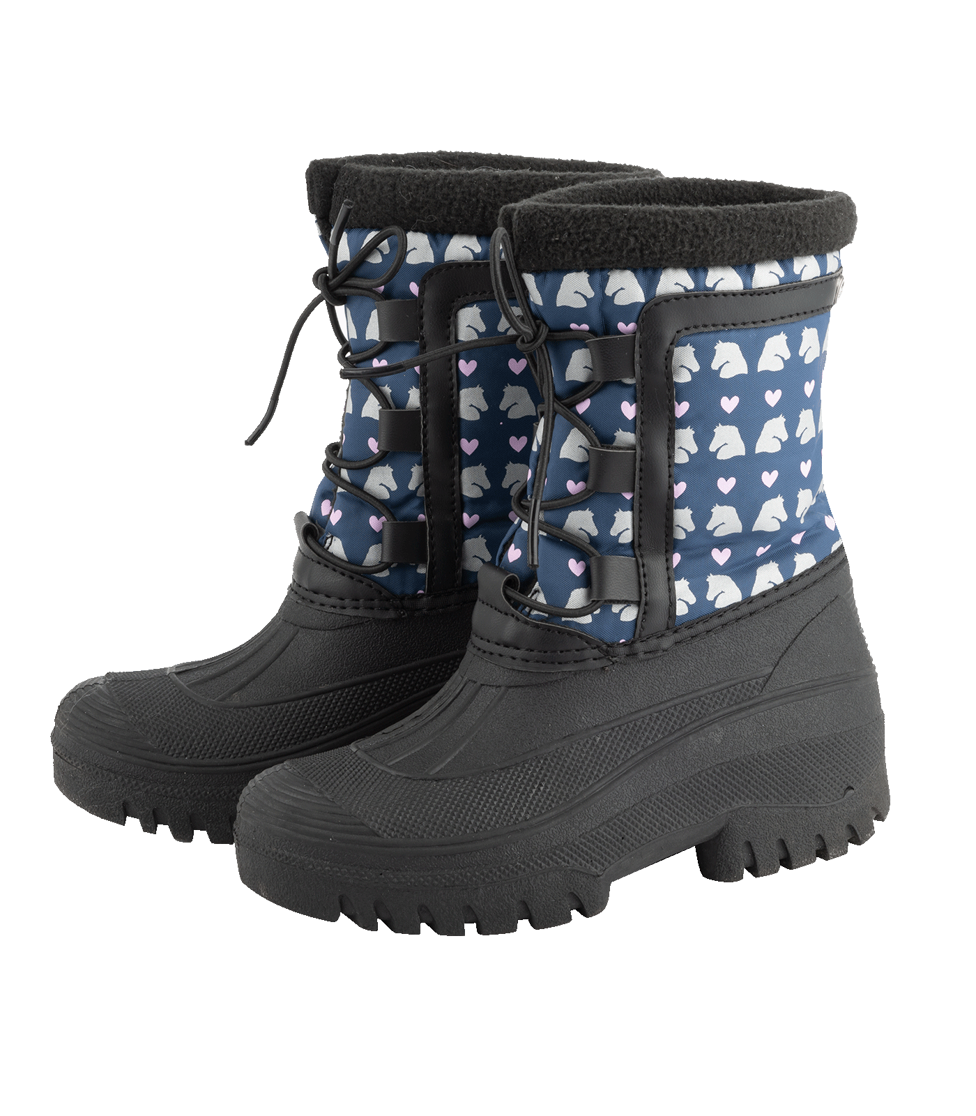 Chaussures thermiques Lucky Snowfall, pour enfants bleu nocturne/Lucky Heart