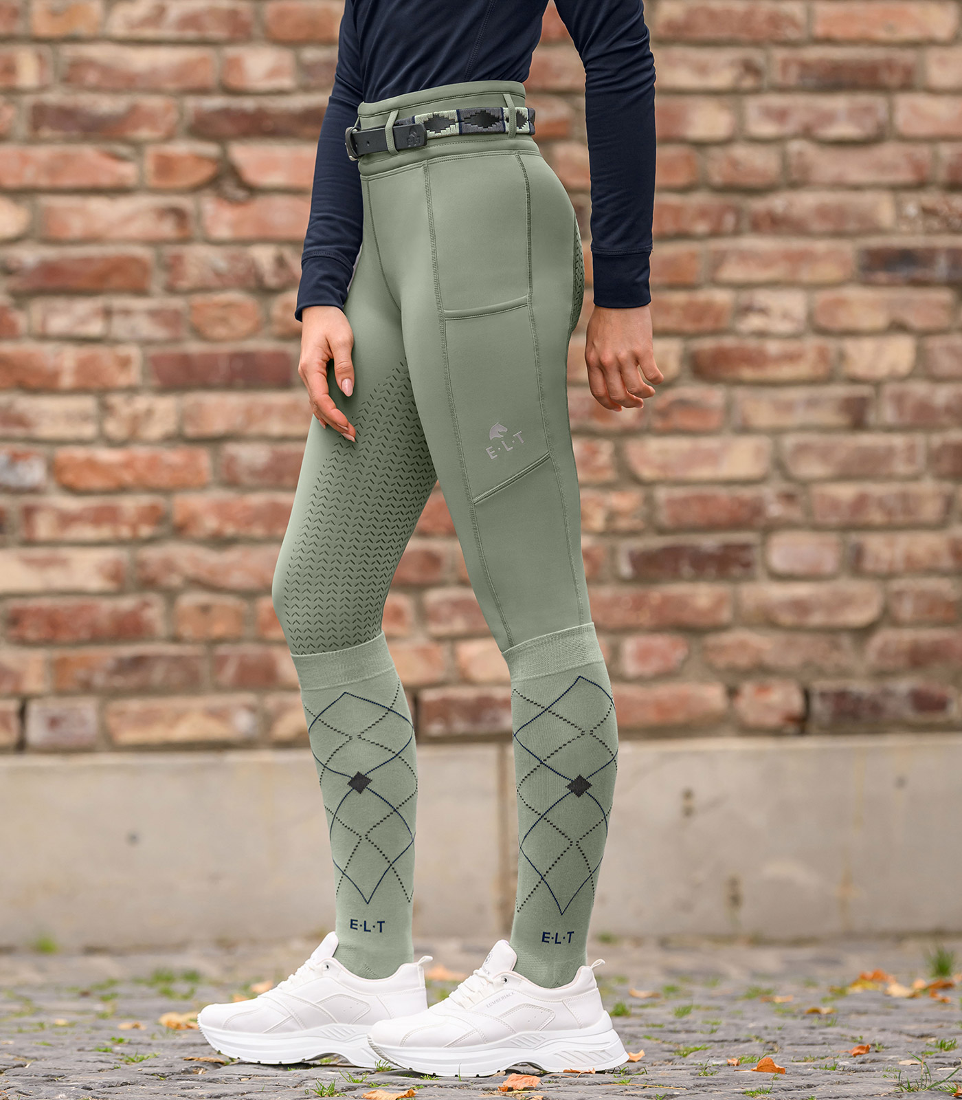 Ella Riding Leggings sage
