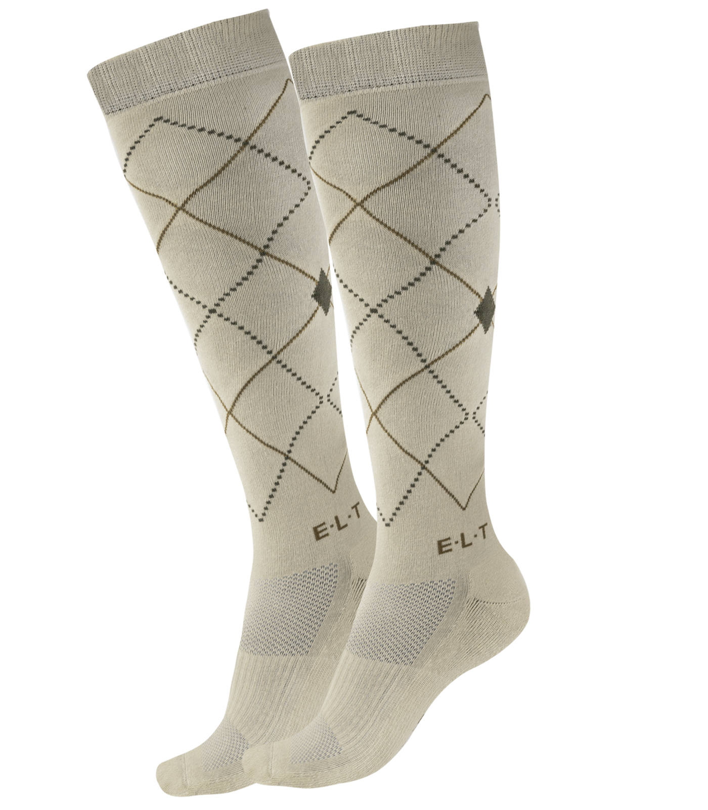 Argyle Riding Socks beige grey Argyle Riding Socks beige grey