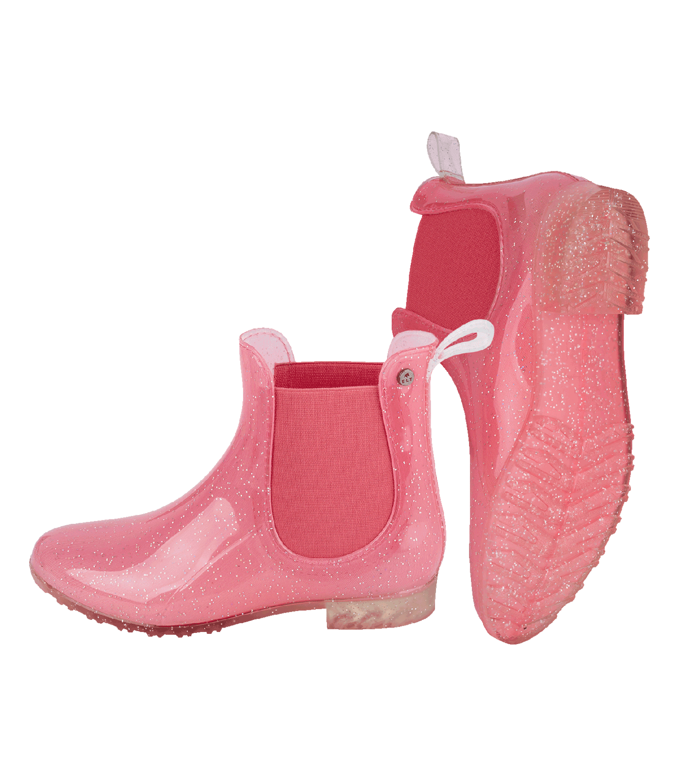 Botines Jodhpur Sparkle rosa rojo