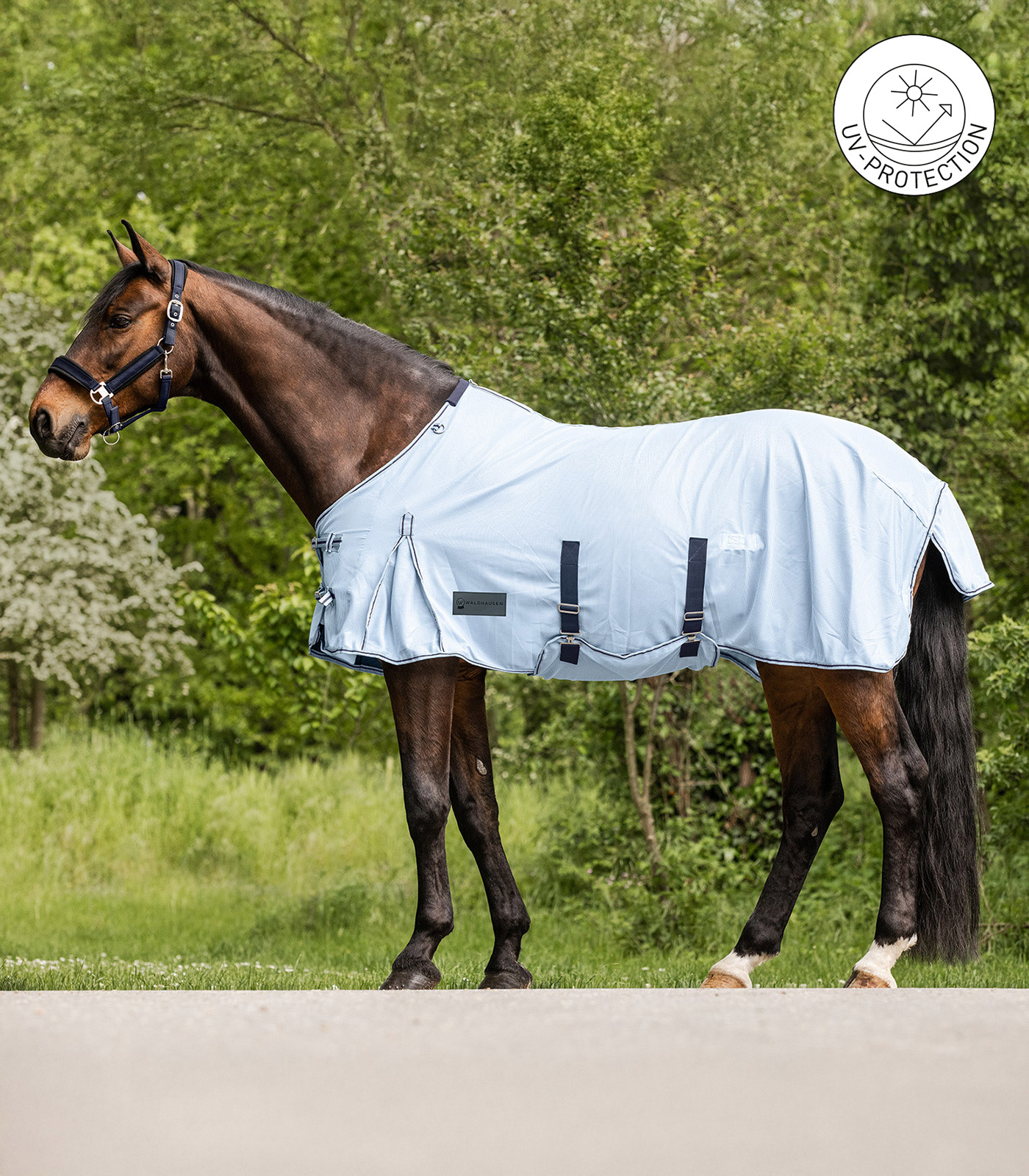 PROTECT Fly rug light blue/night blue