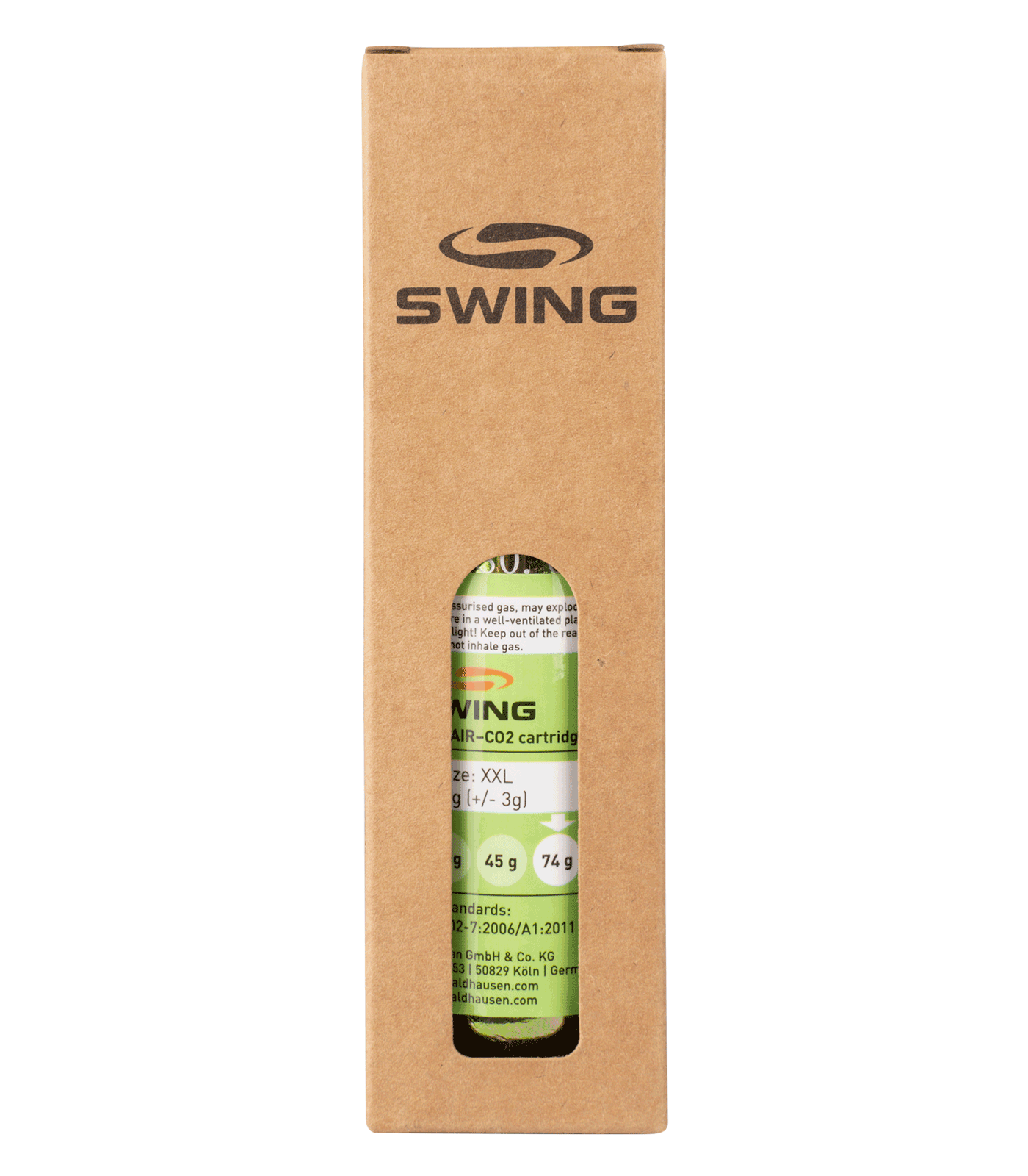 Cartouche de rechange CO2 pour gilet airbag SWING P25 AIR