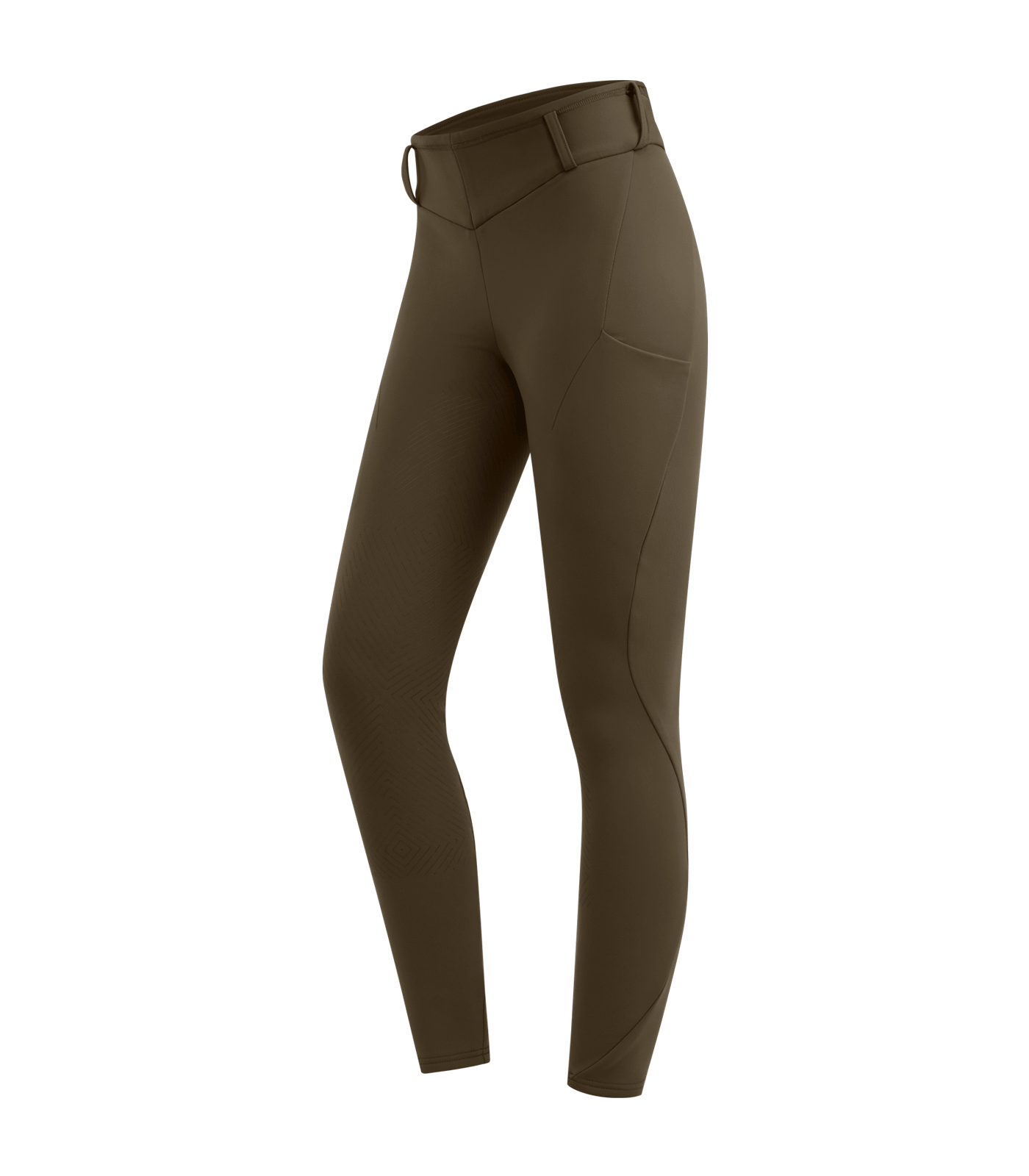 Thermo Reitleggings Rena grünbraun