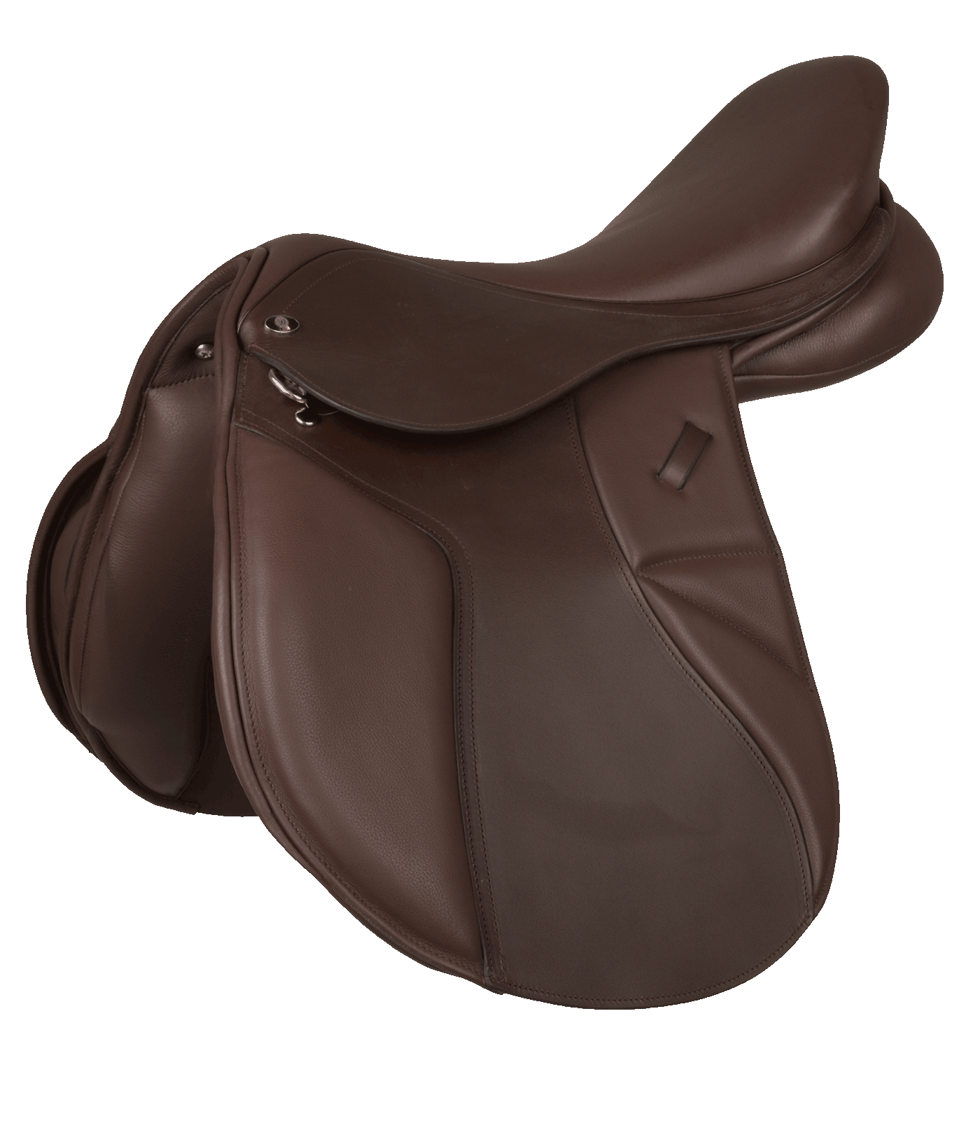 Comfort Jumping Saddle, Leather brown