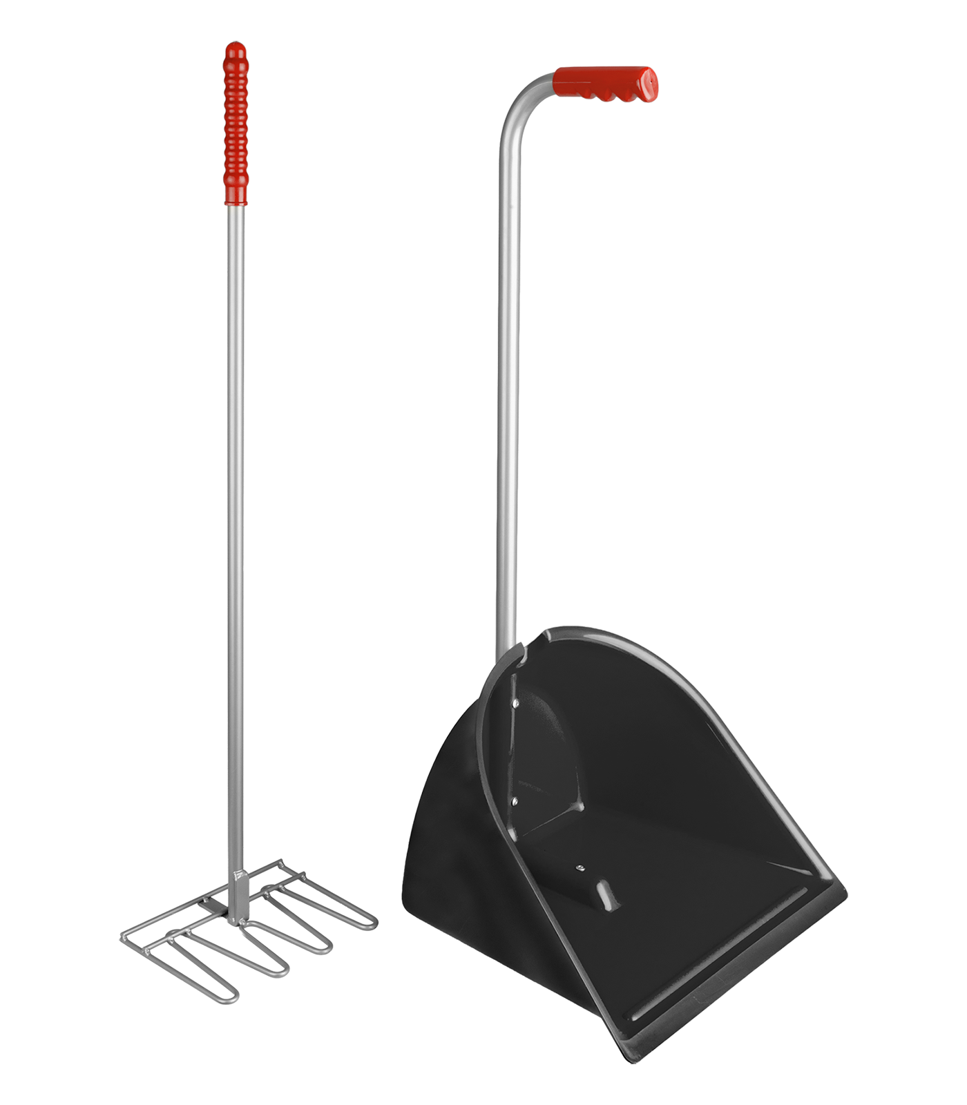 Manure scoop black