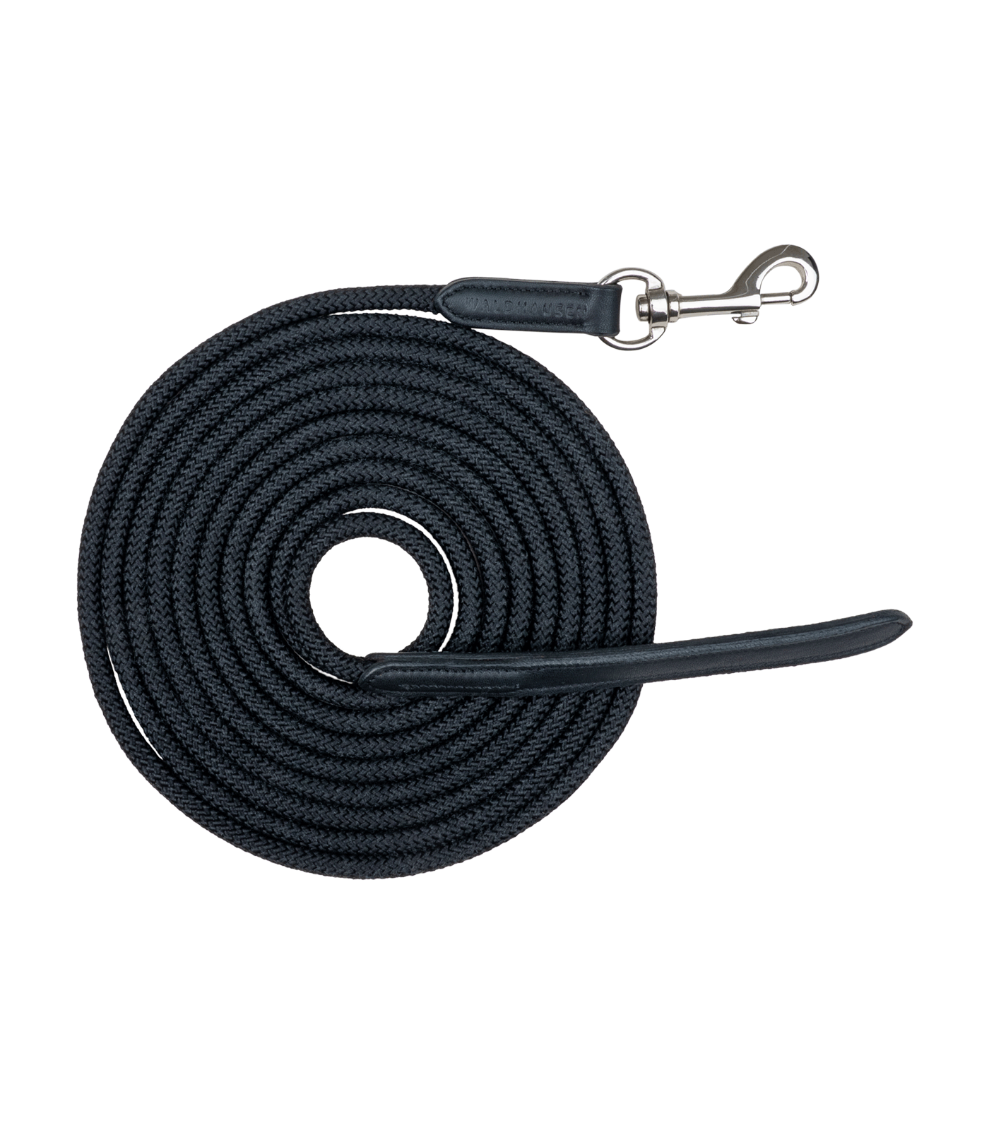 Corde de travail au sol légère avec mousqueton, facile, 4 m noir