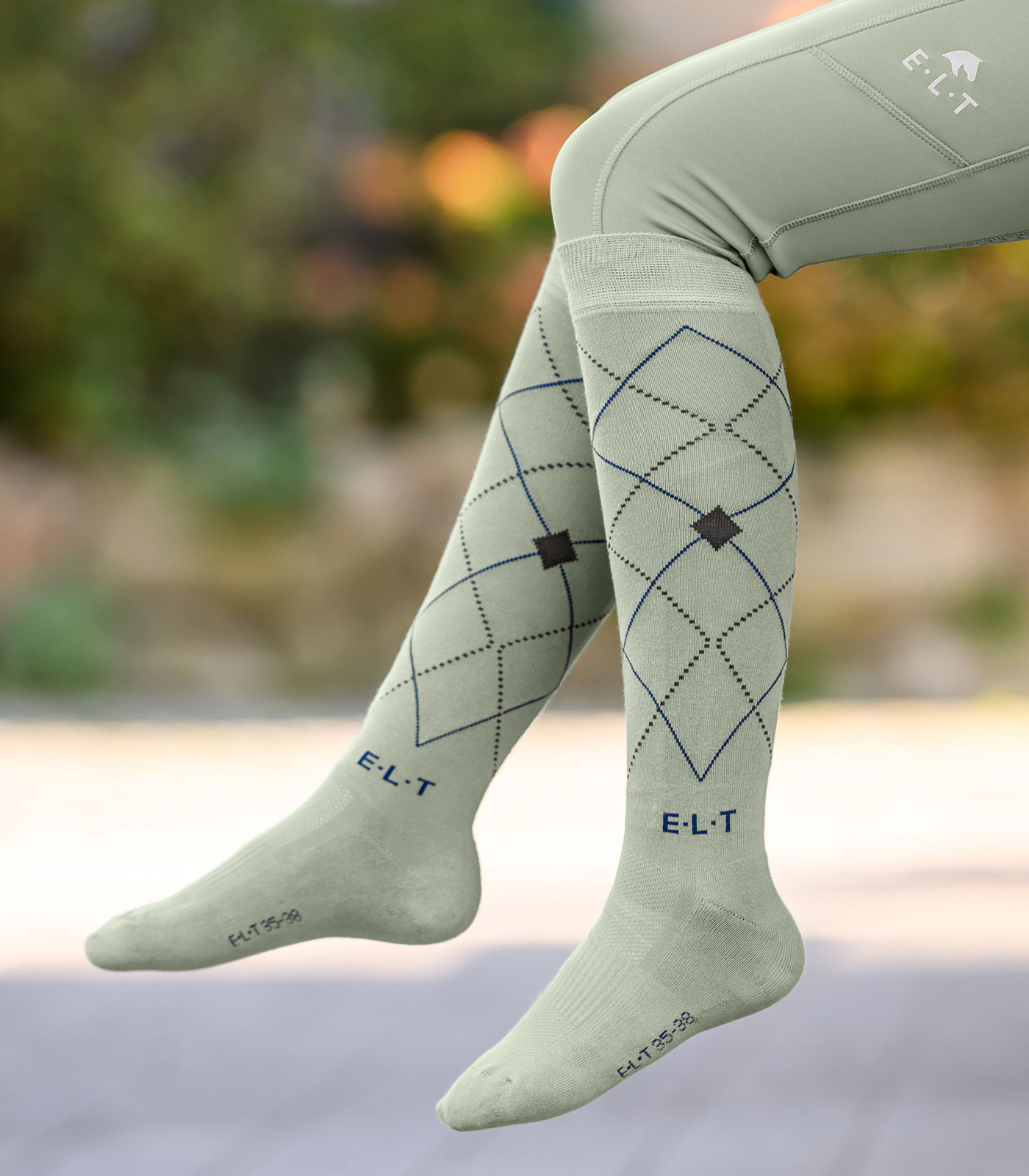 Reitsocken Argyle salbei