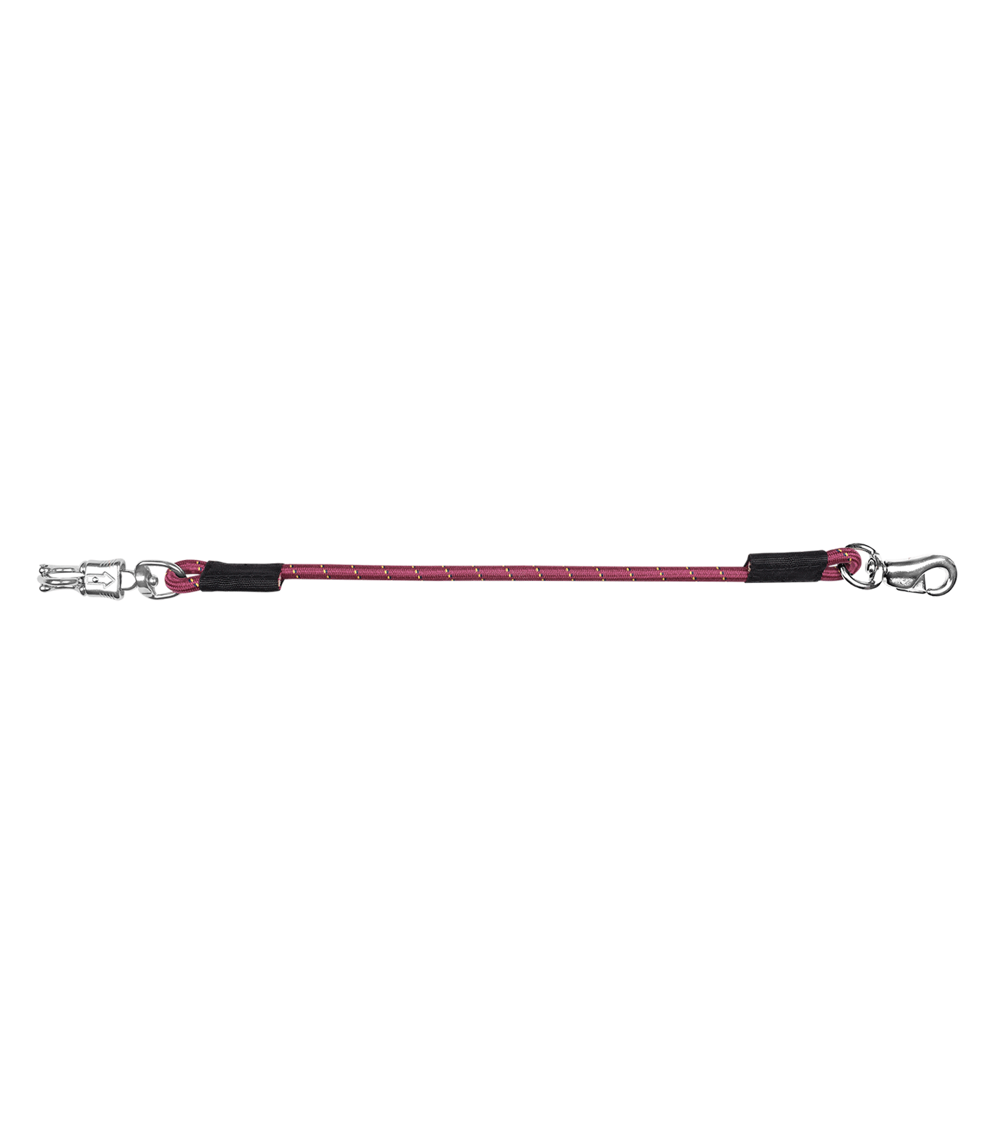 Elastic Tie-Up for Stall and Stable pomegranate/yellow