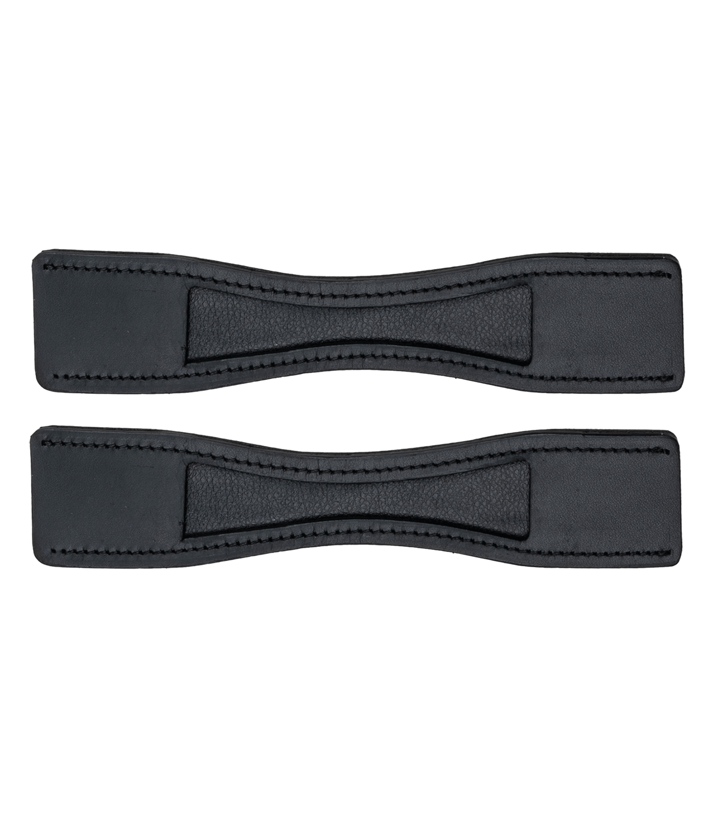 Protección para espuelas de cuero, par negro
