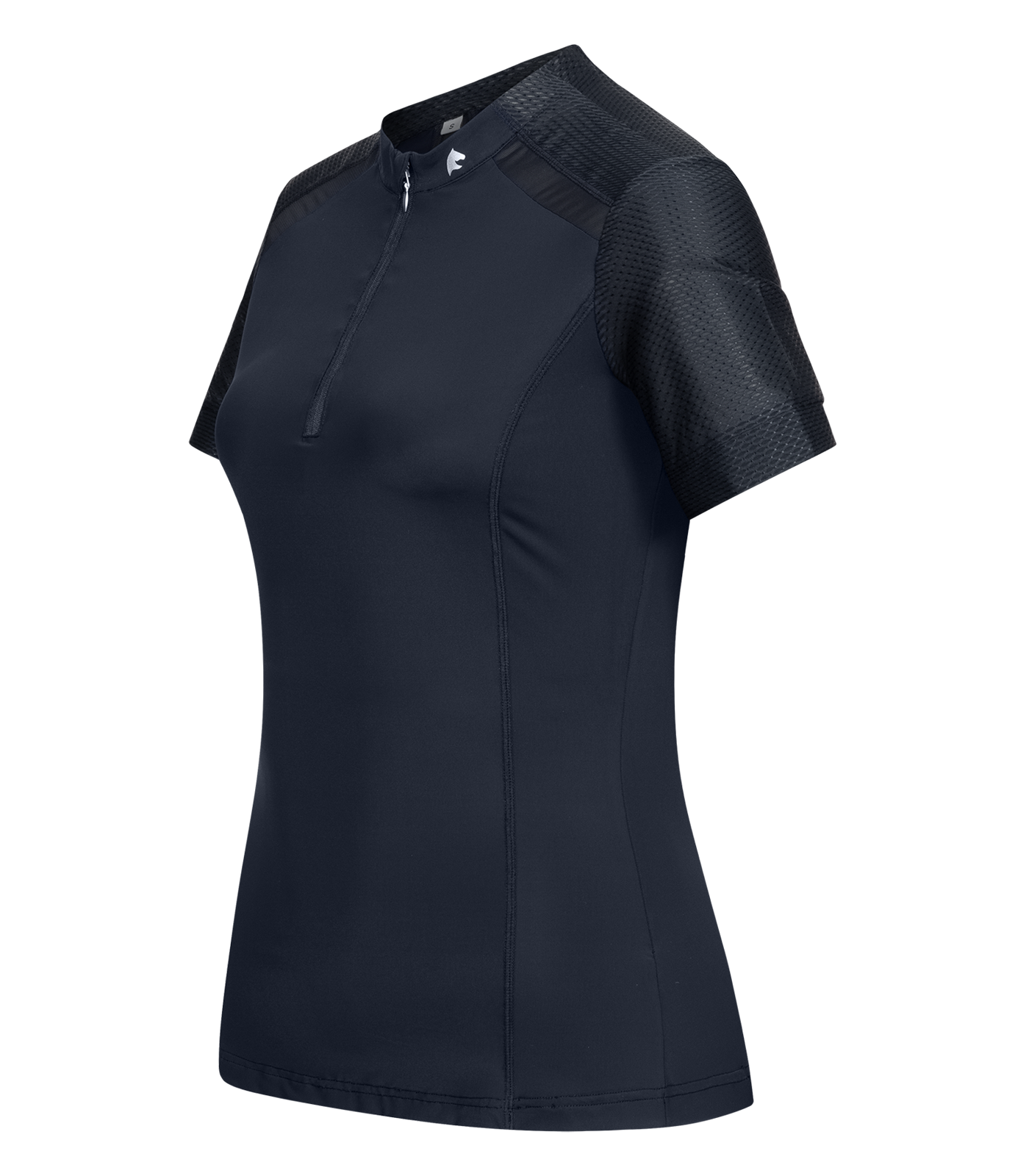 Funktions-Zip-Shirt Nancy tiefblau